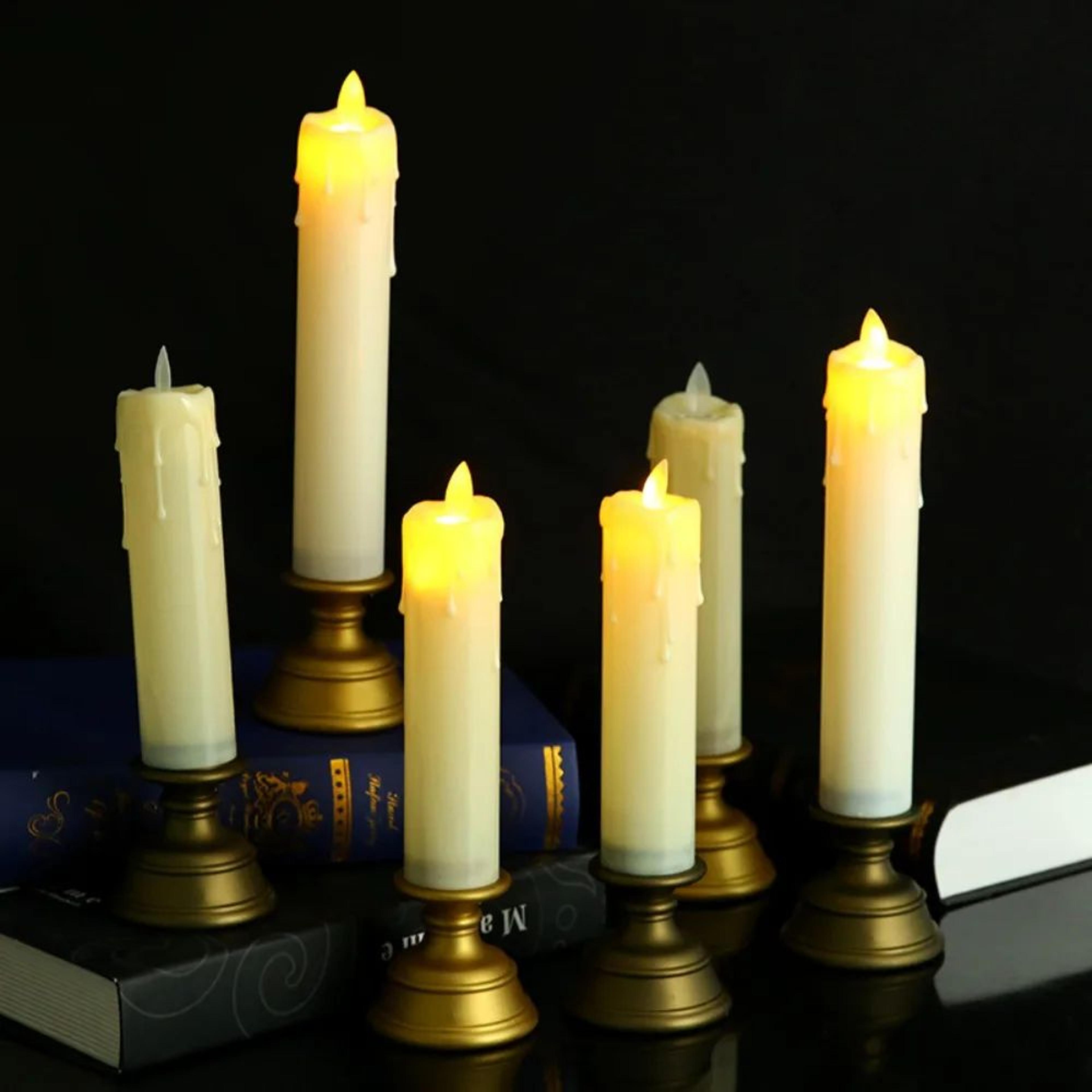 battery operated led flameless candles for home and party decor
