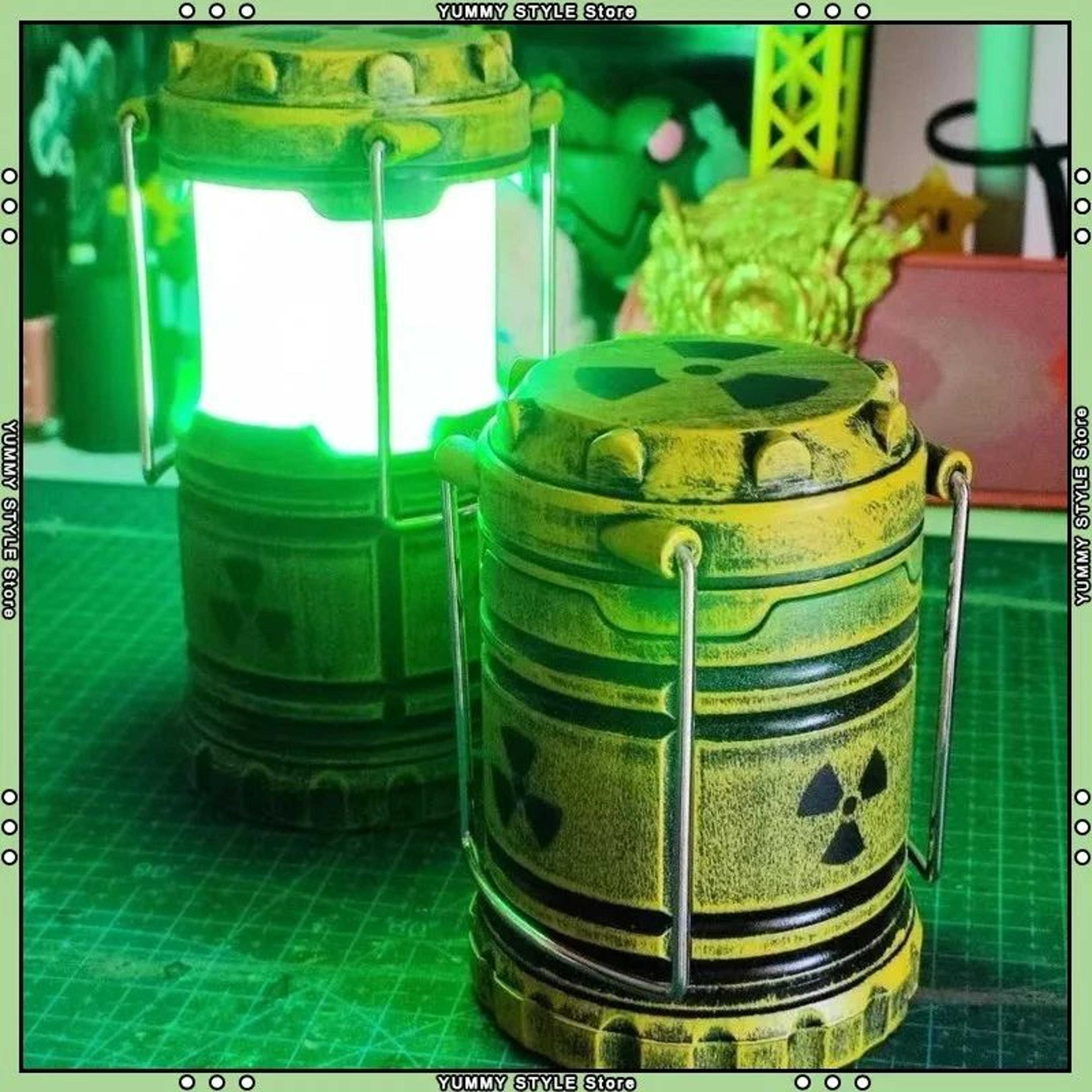 mini nuclear reactor led lantern night light
