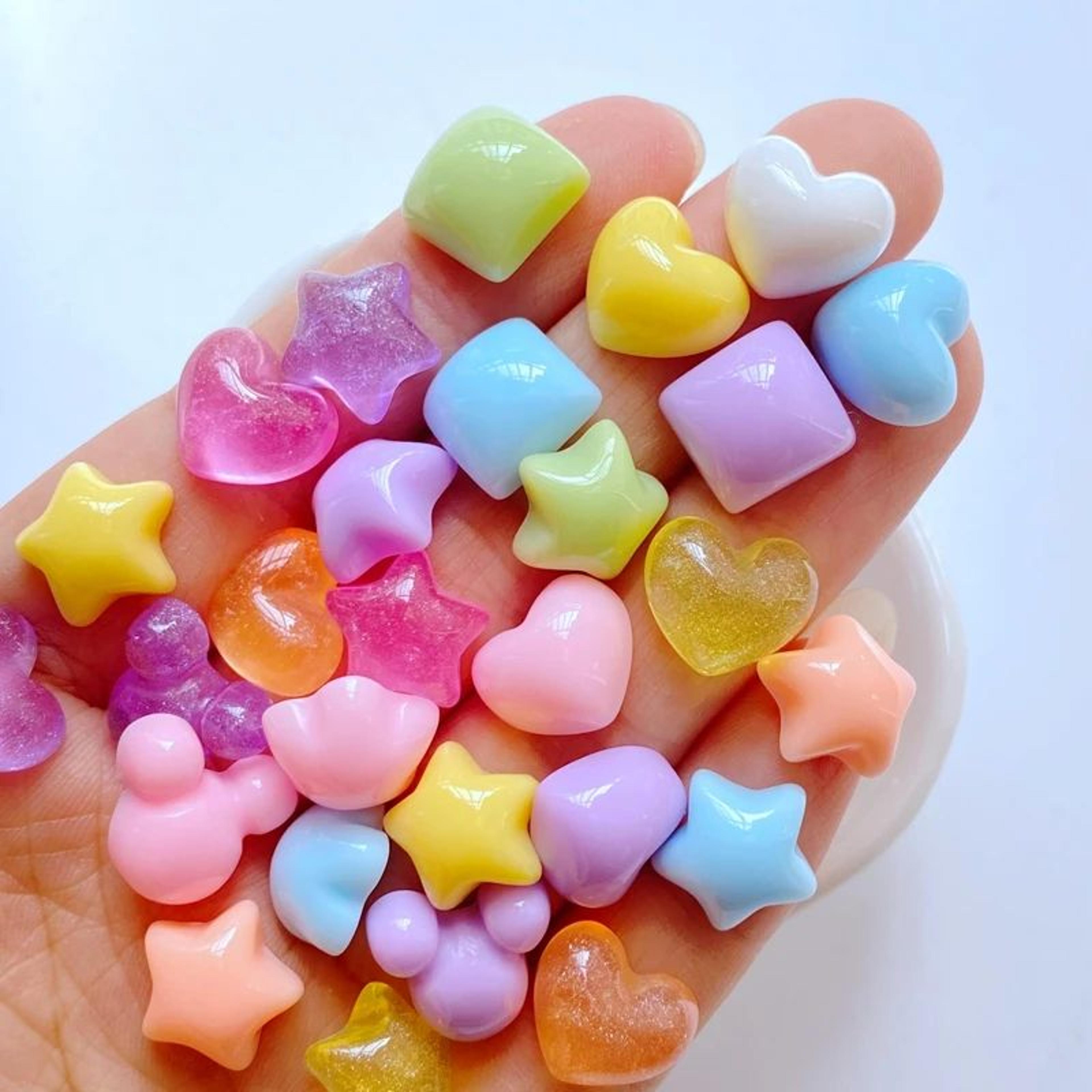 30pcs mini resin cabochons craft embellishments set
