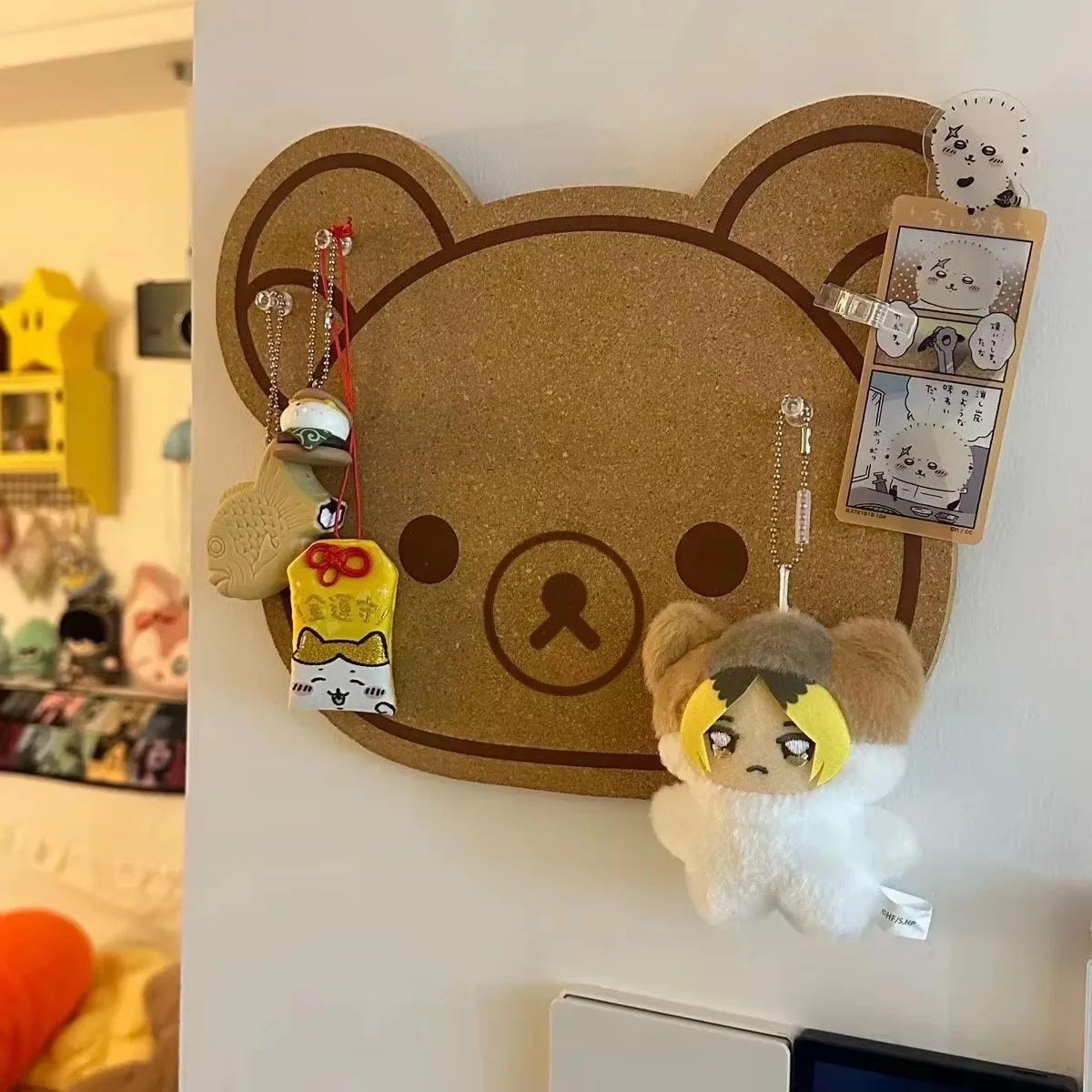 cartoon bear felt wall decor panel for kids room