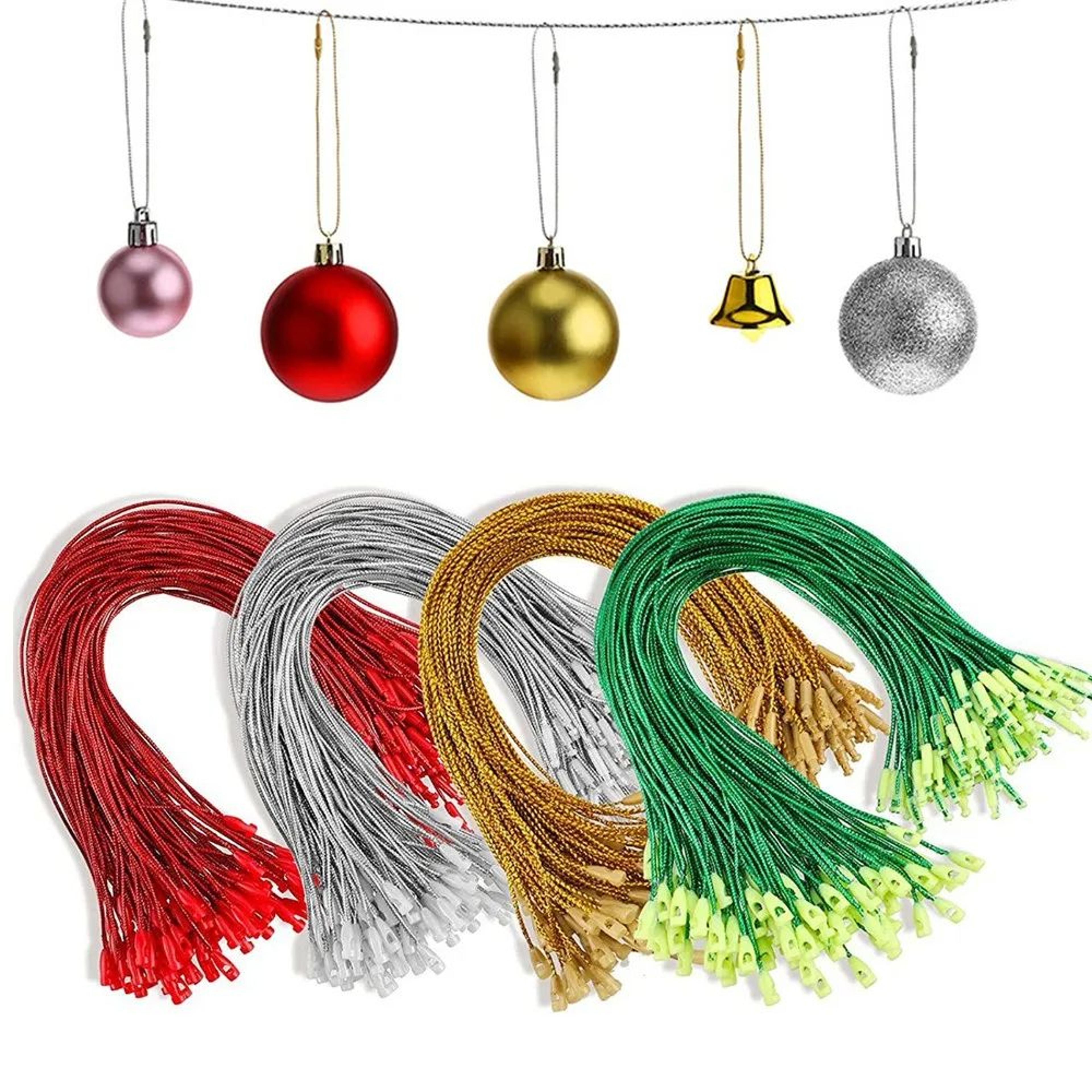 100pcs christmas ornament hanging strings
