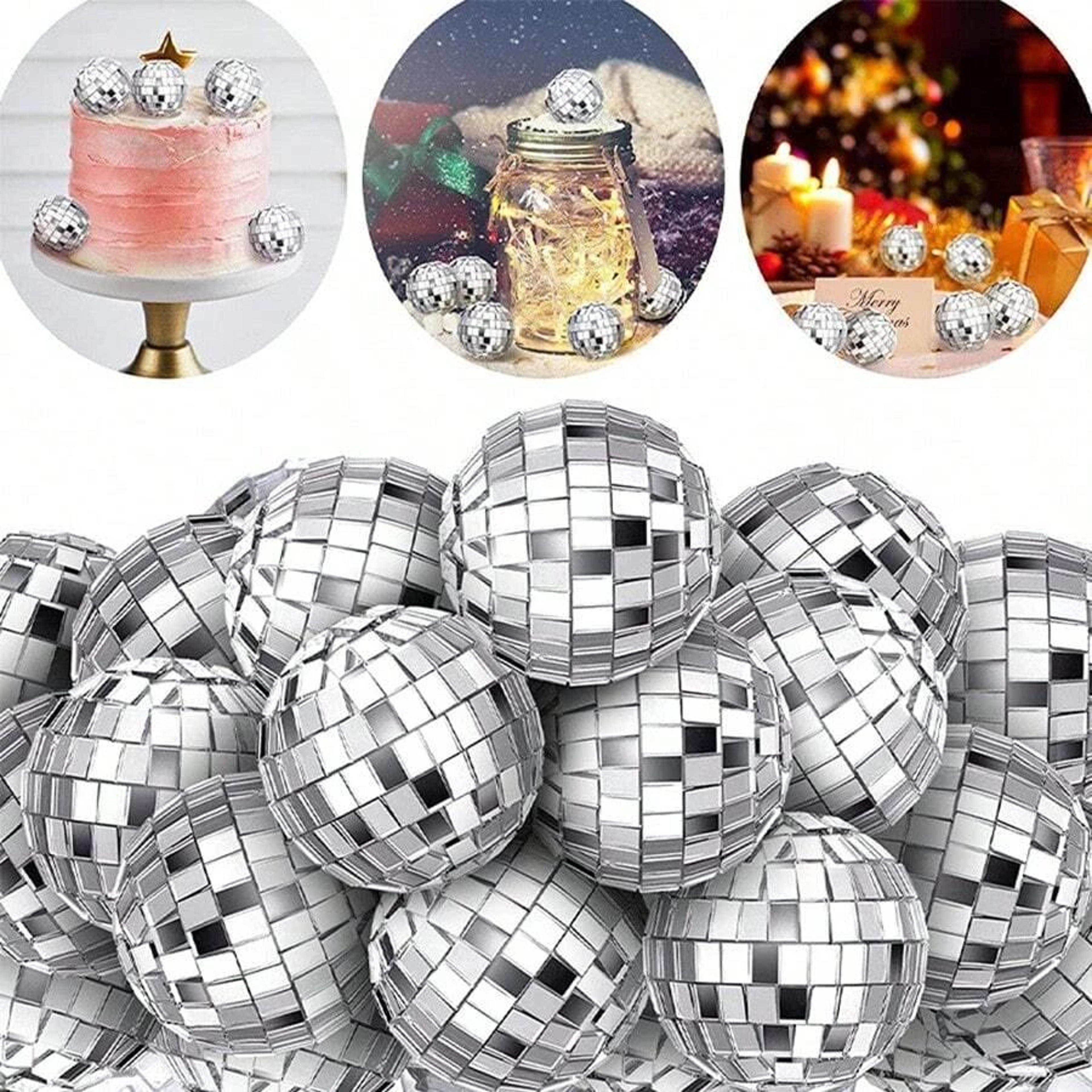 10pcs mini mirror disco ball party decorations