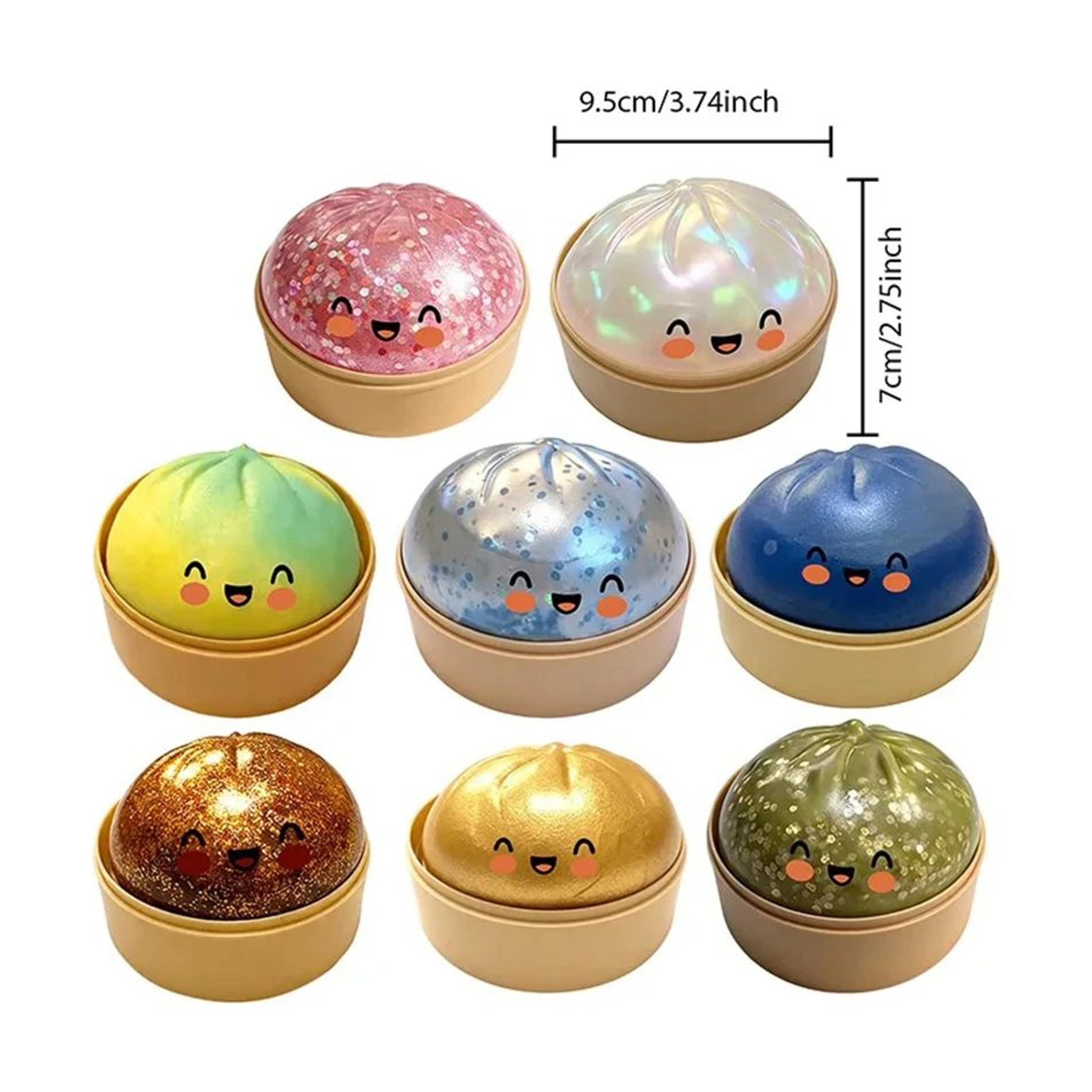slow rebound dumpling squishy stress ball