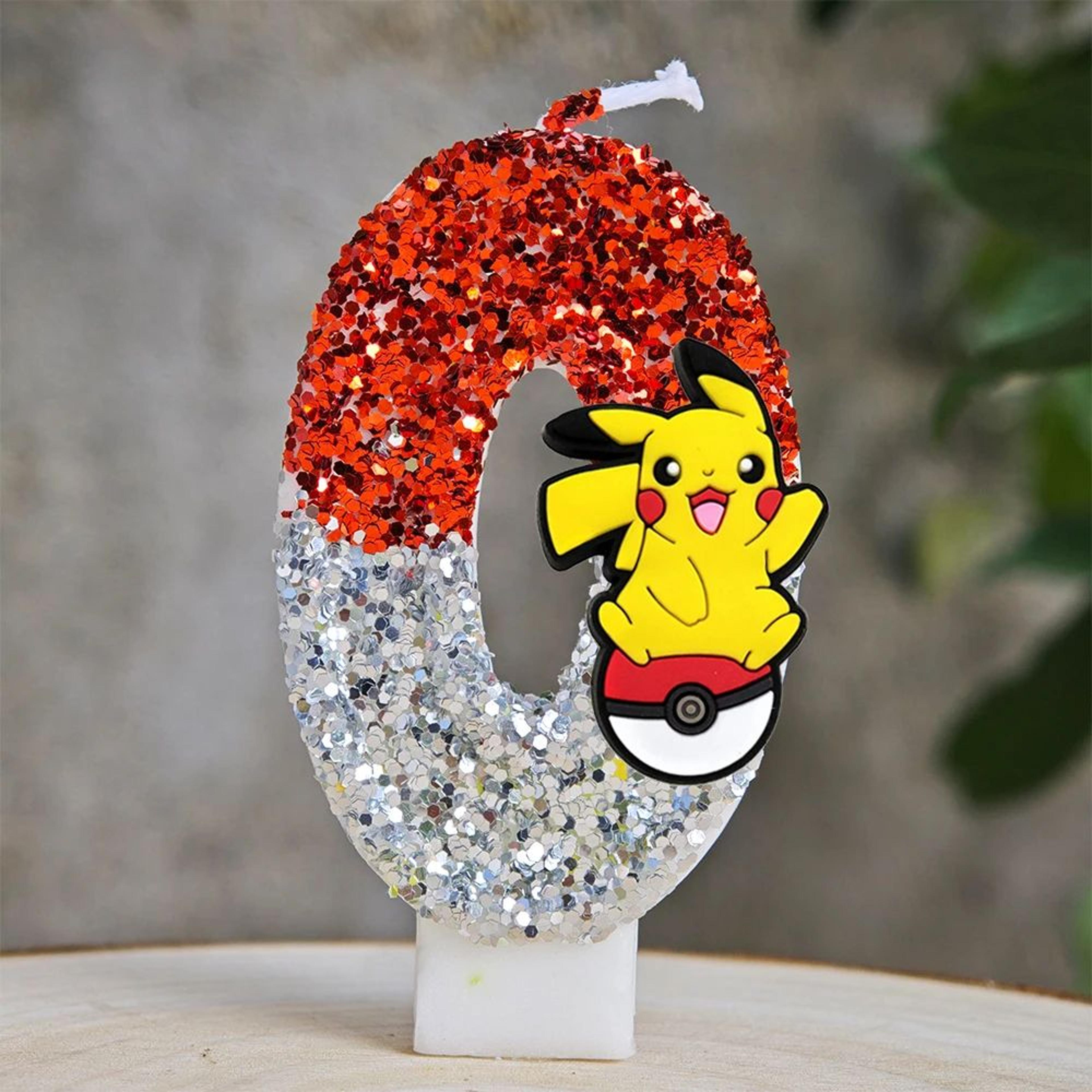 cute pokemon cartoon birthday cake candle