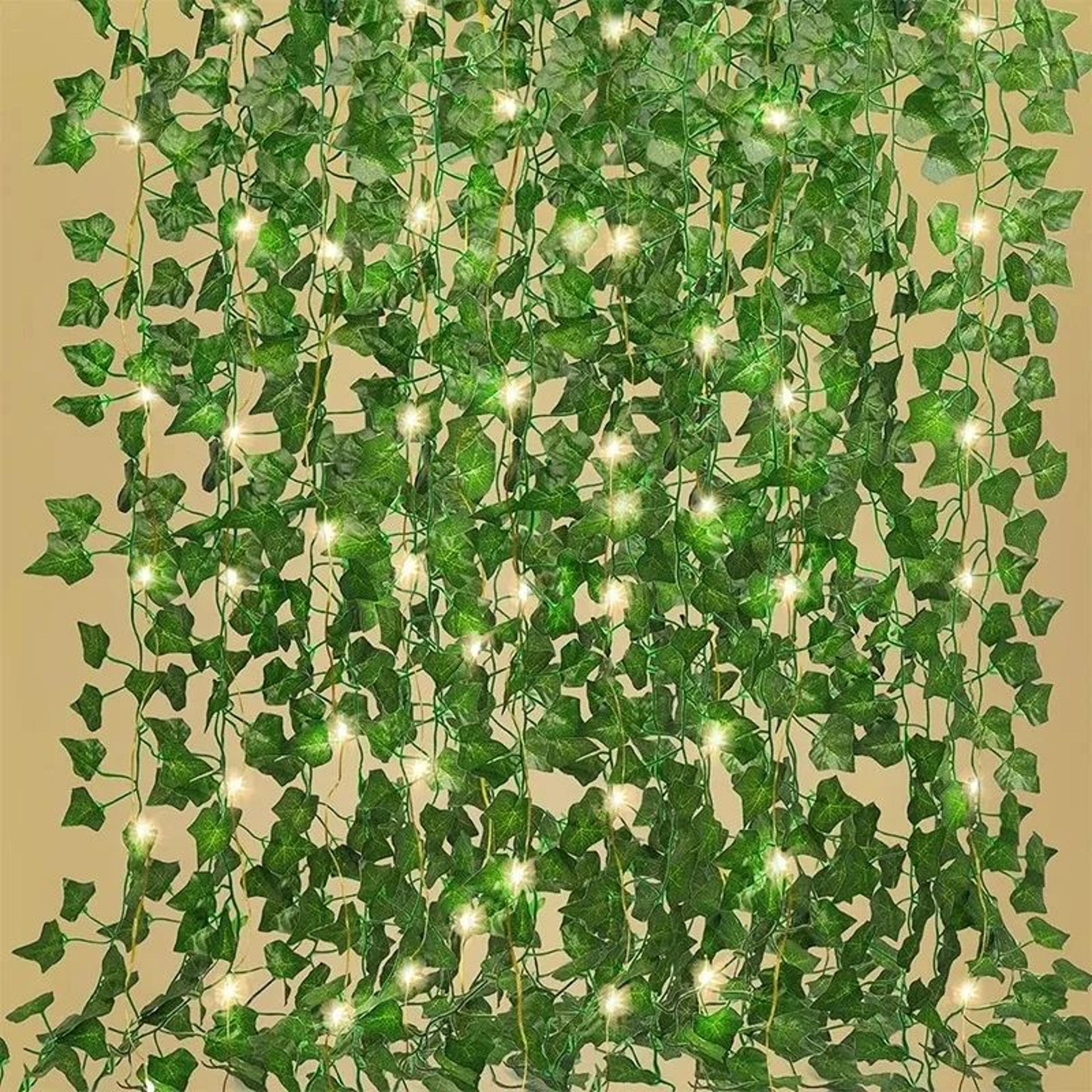 green ivy led vine string light