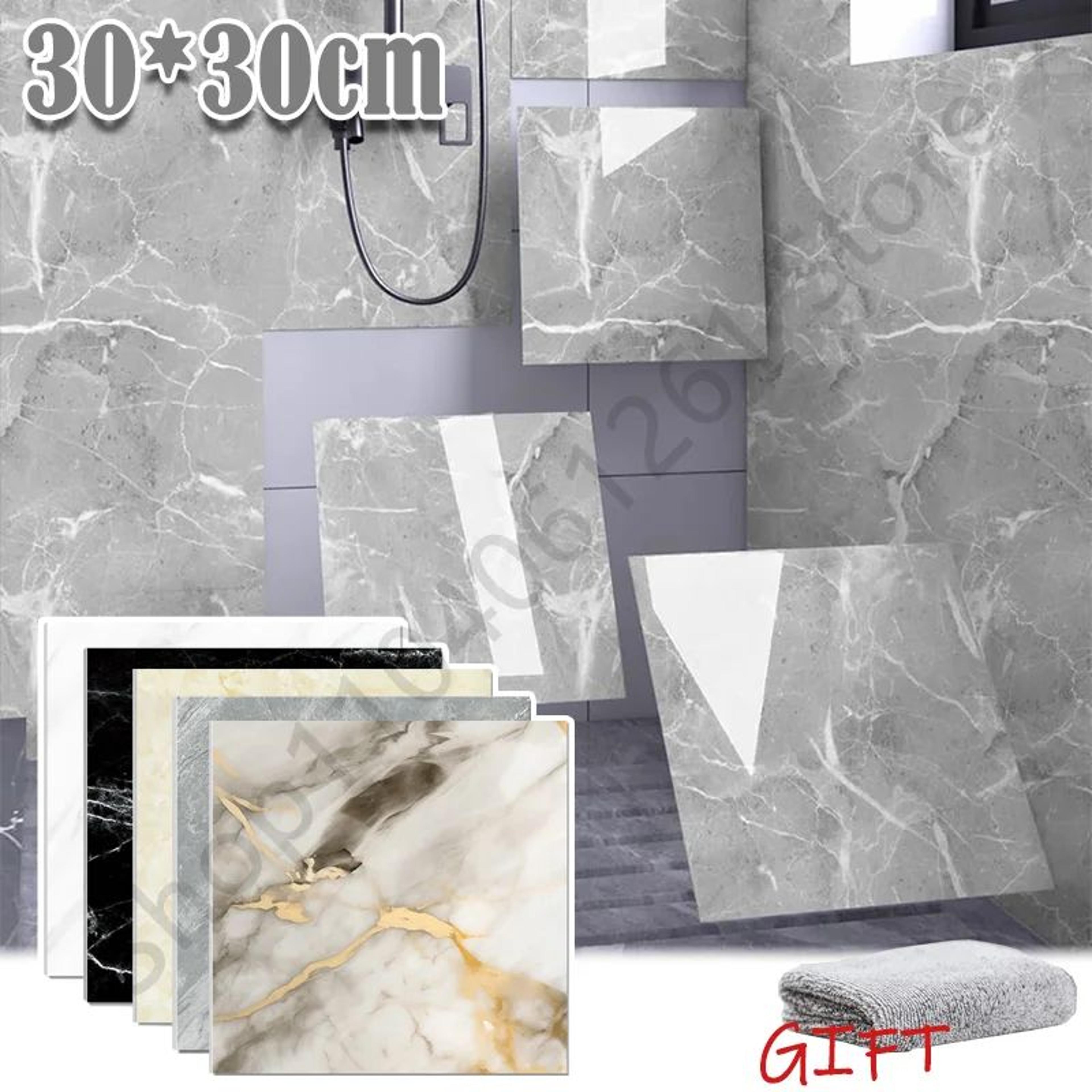 marble self adhesive waterproof tile stickers