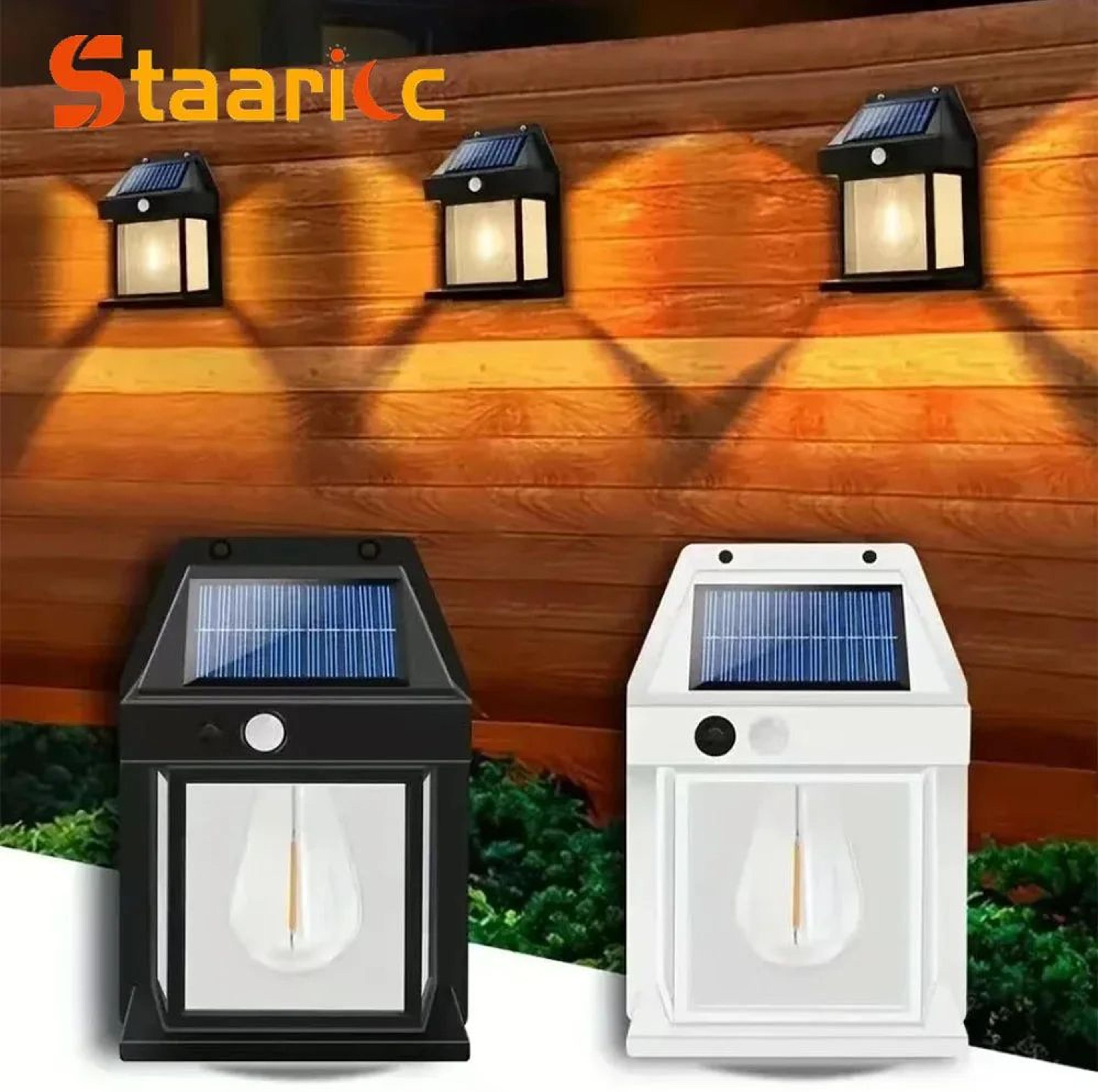 powerful outdoor solar led wall light