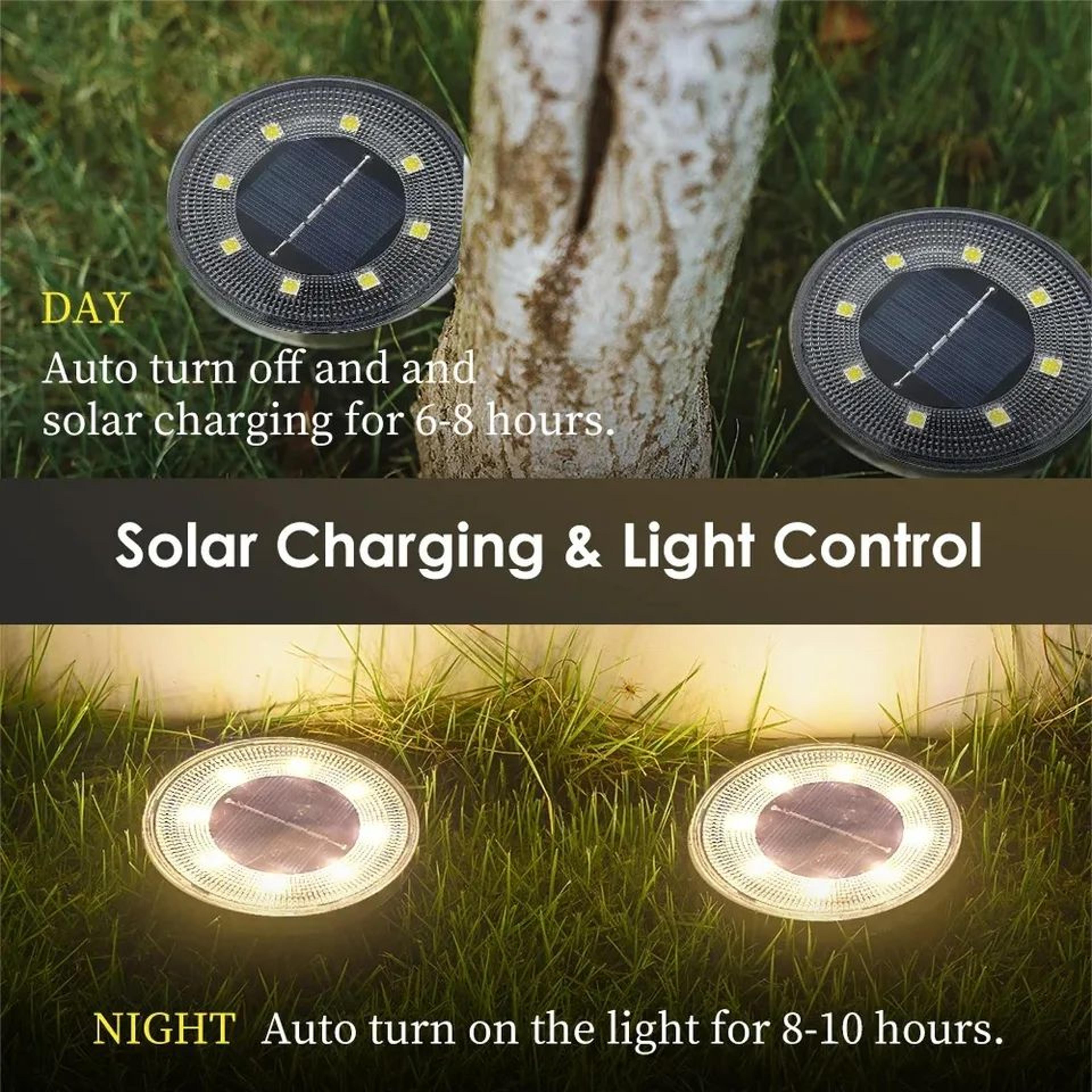 ip68 waterproof solar led ground lights
