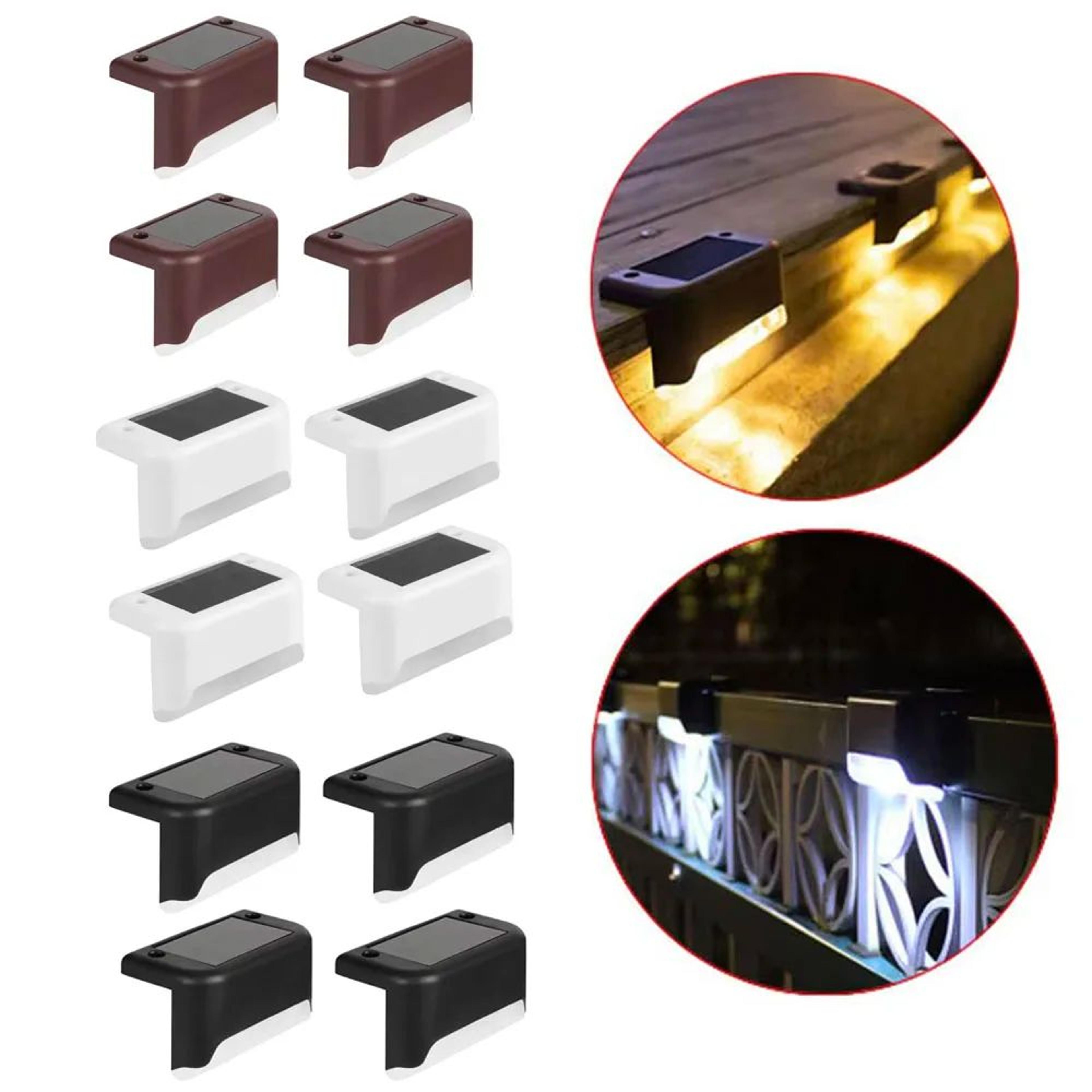 solarglow outdoor led deck step lights