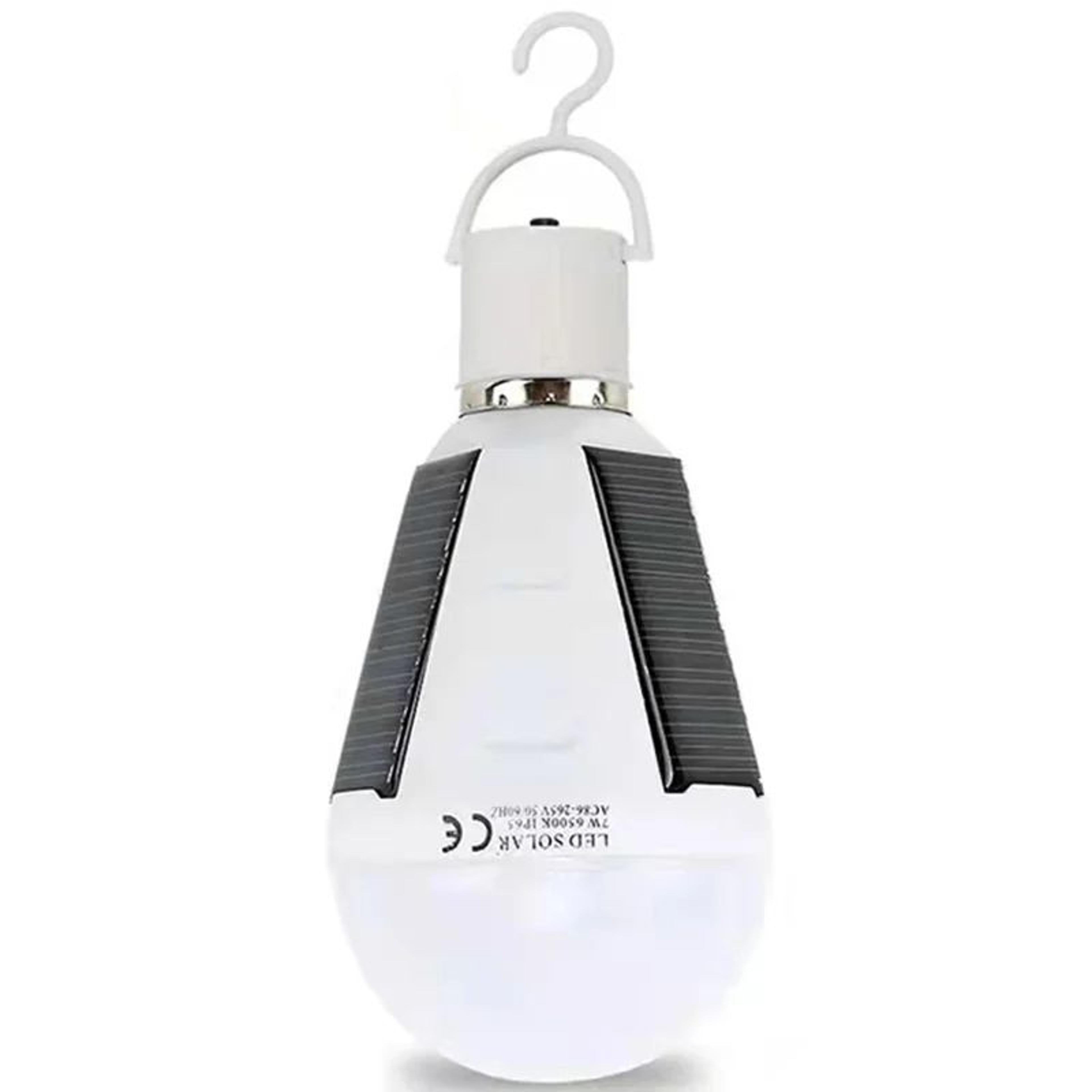 rechargeable e27 solar emergency led bulb