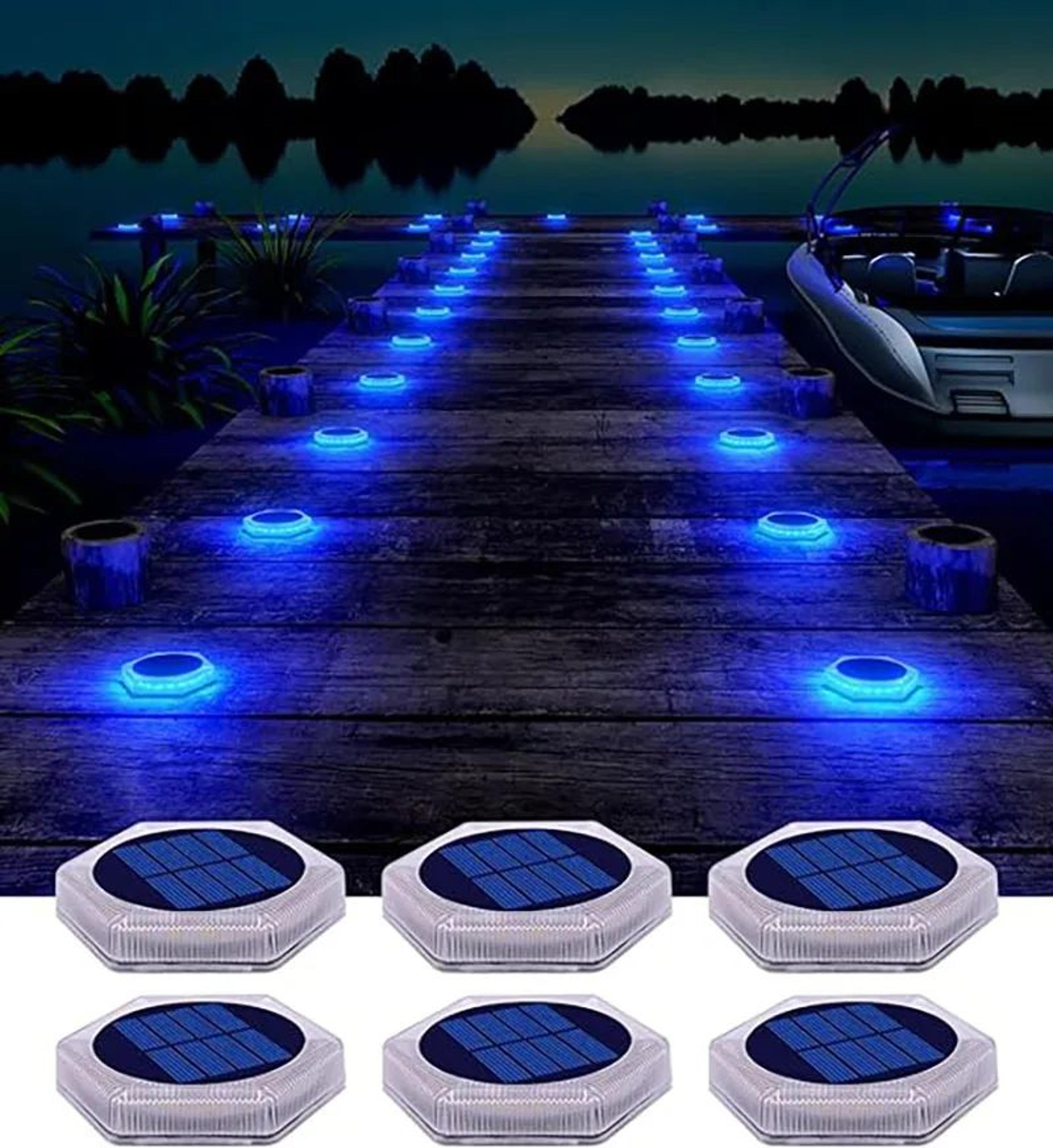 solarglow outdoor step and fence lights