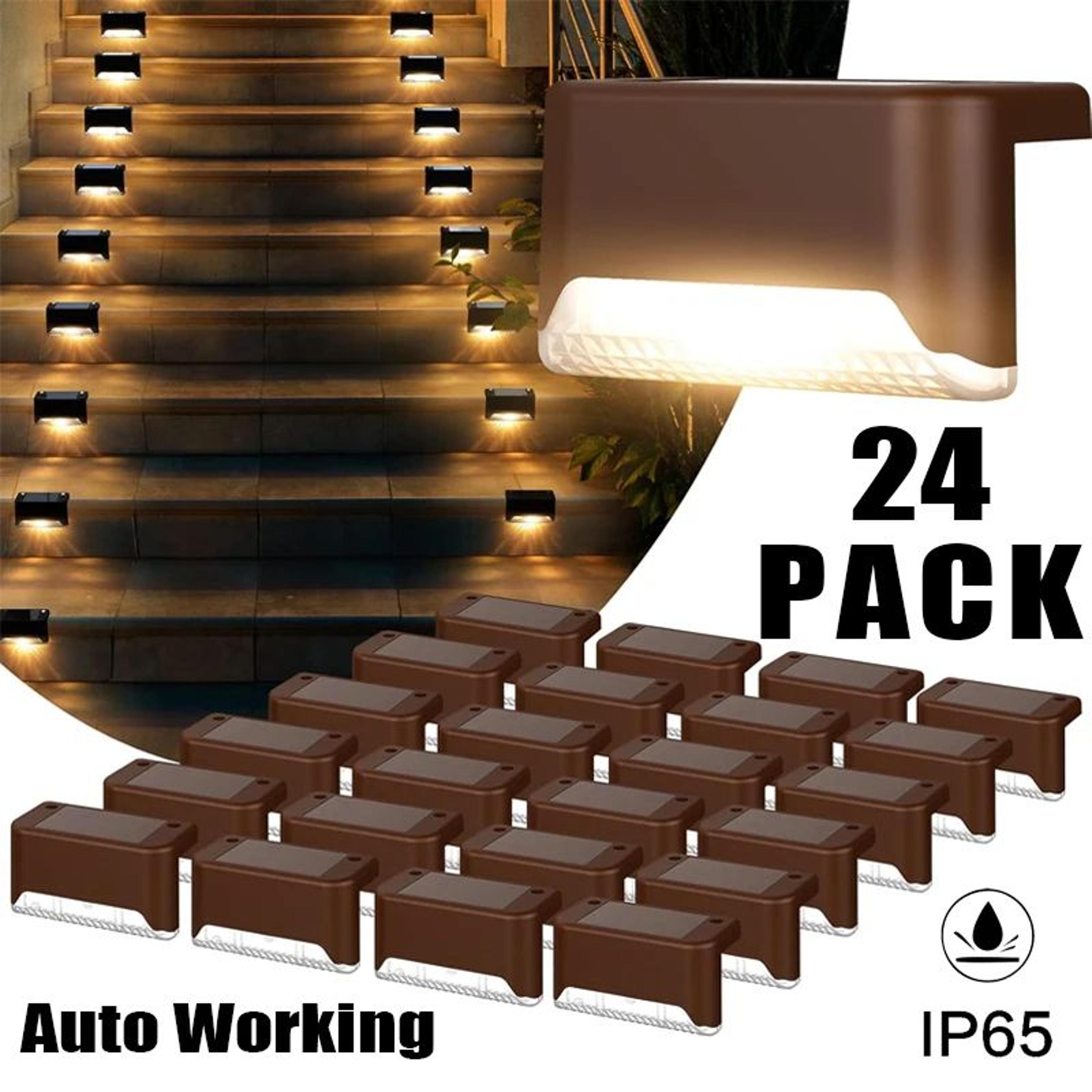 waterproof solar led deck and garden lights