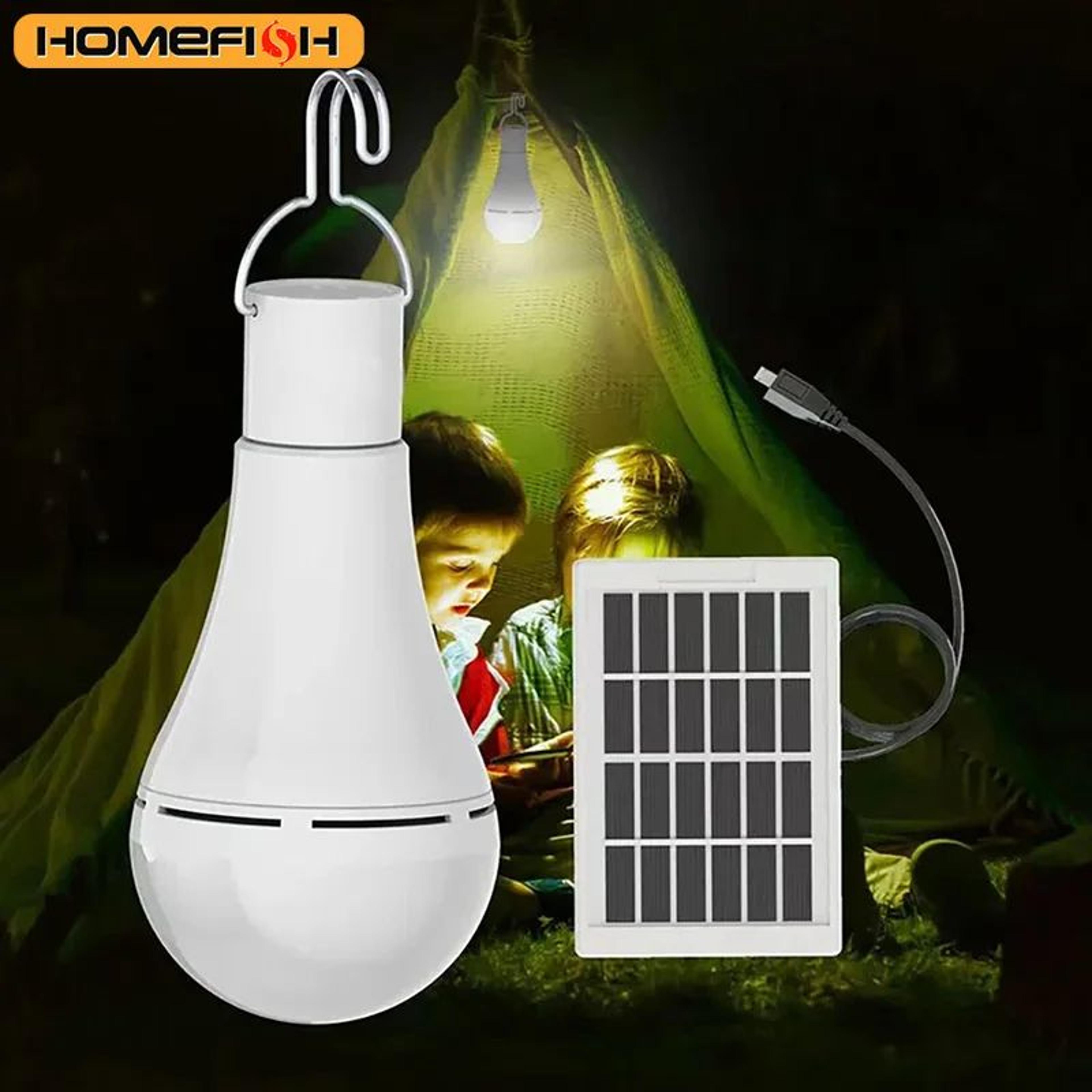 portable solar led hanging emergency bulb