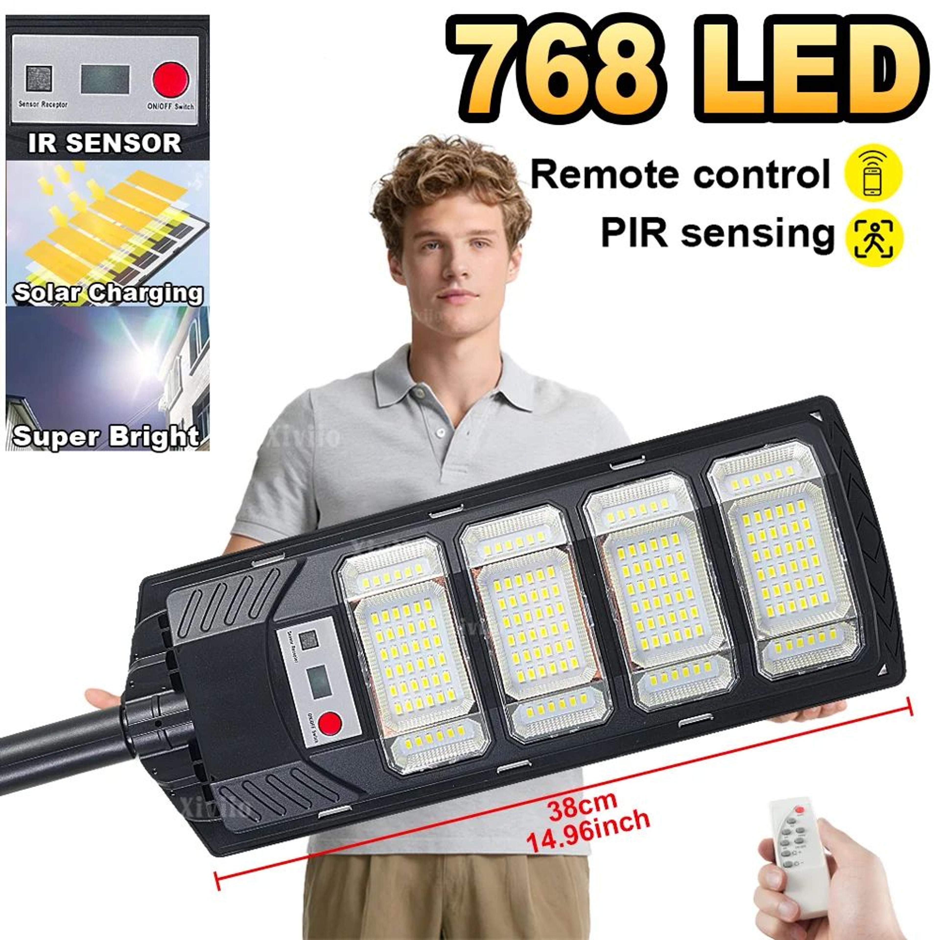 768 led wide angle solar street light