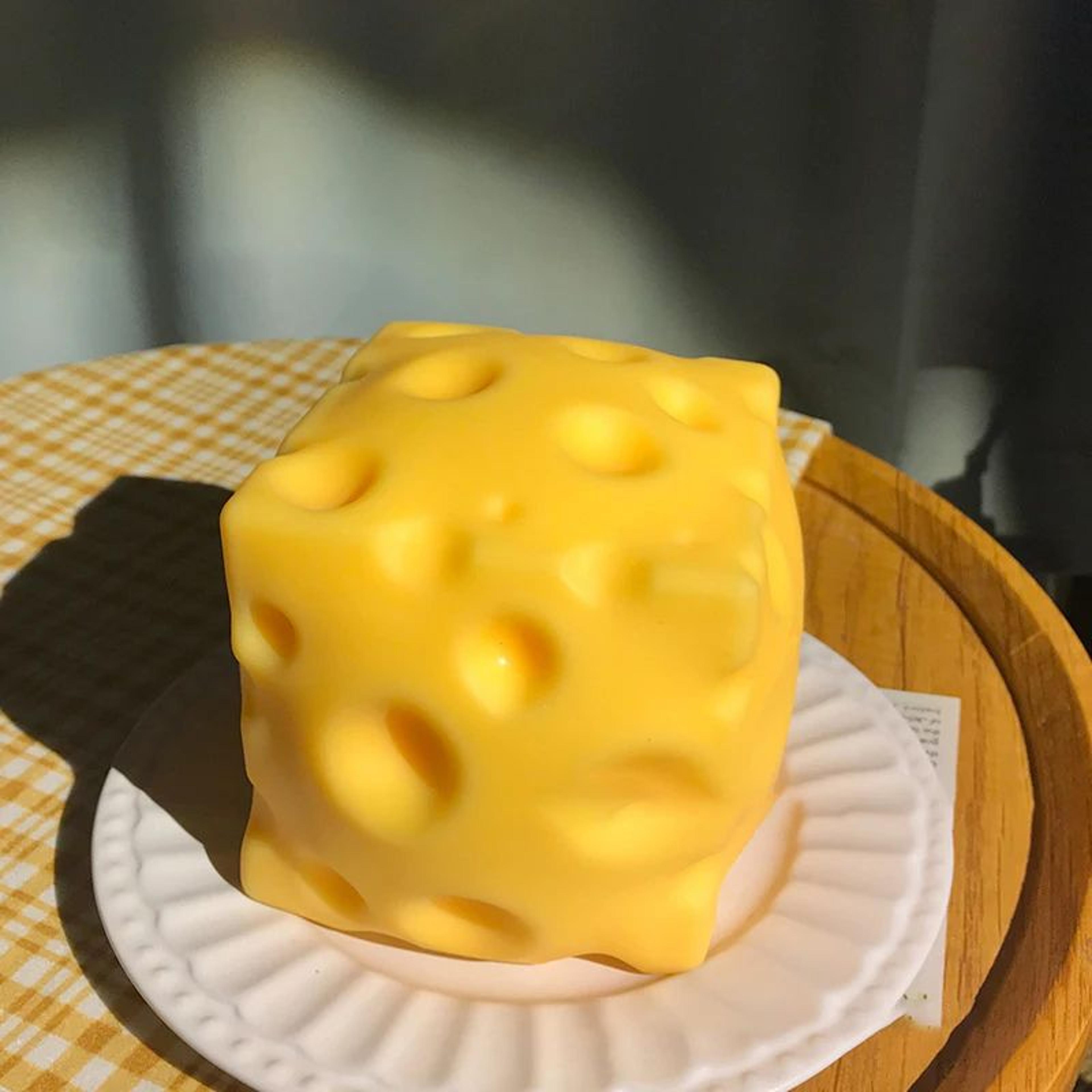 cheese squishy slow rebound fidget toy