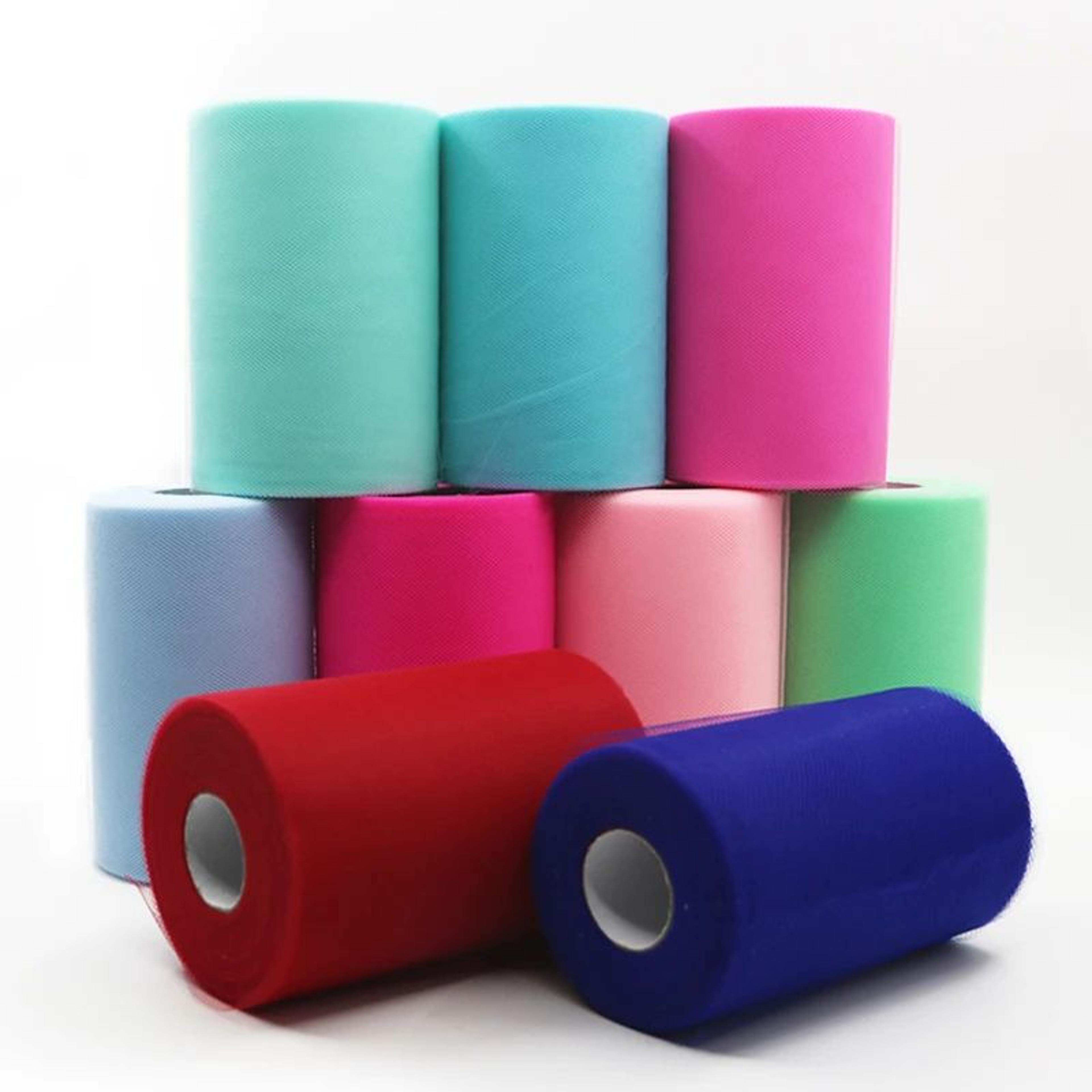 100 yard sheer organza tulle fabric roll