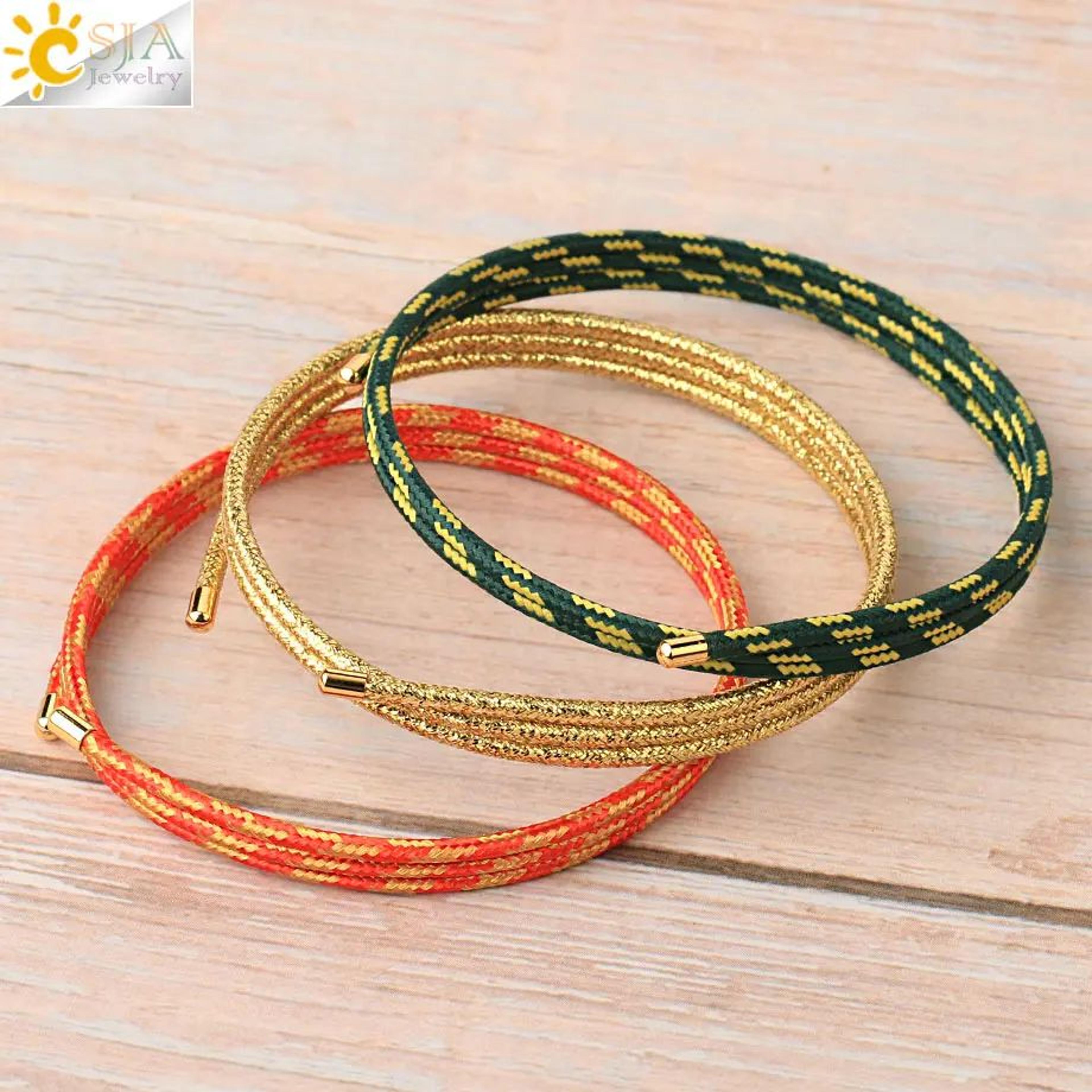 magnetic lucky rope couple wrap bracelet