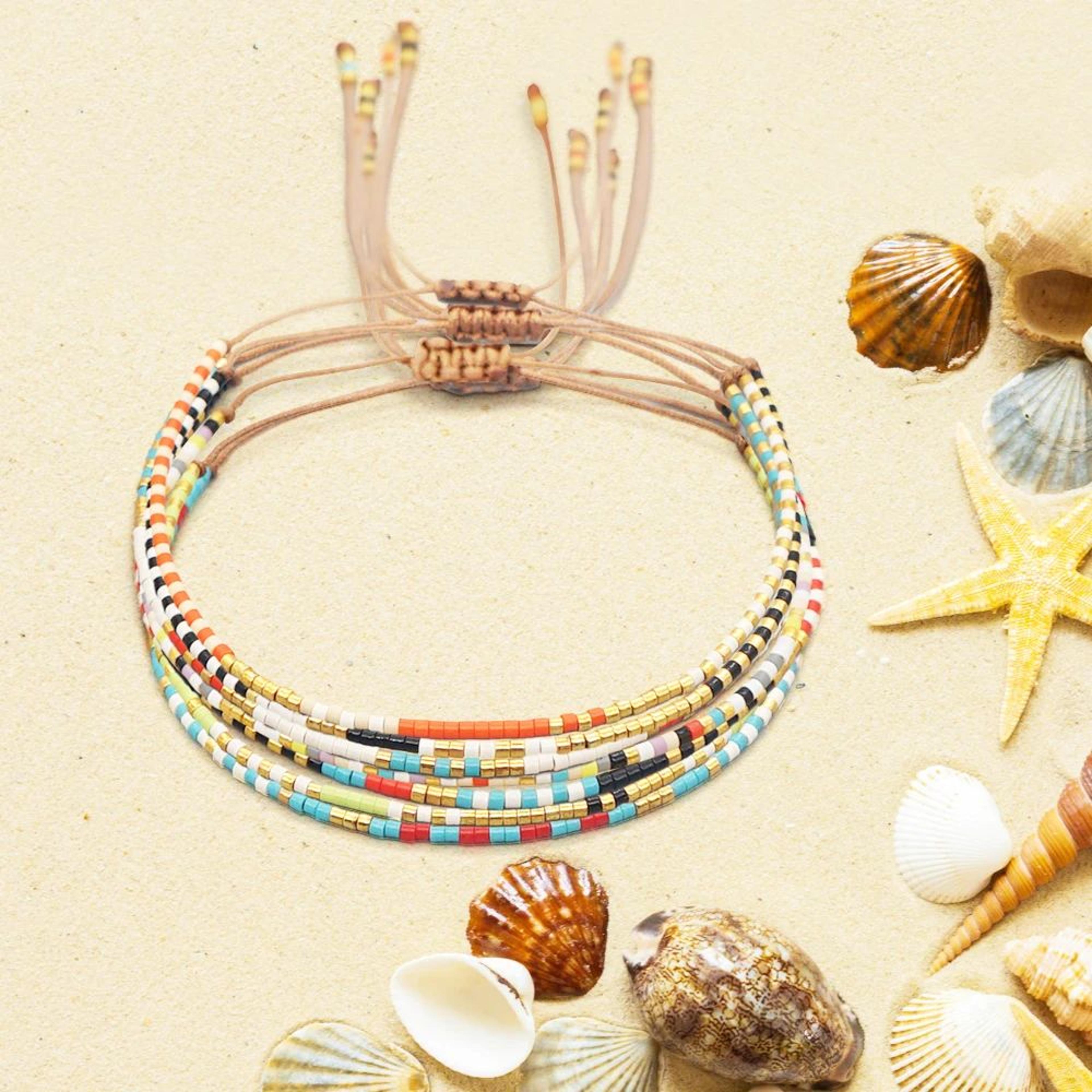native jewelry boho miyuki beaded bracelet