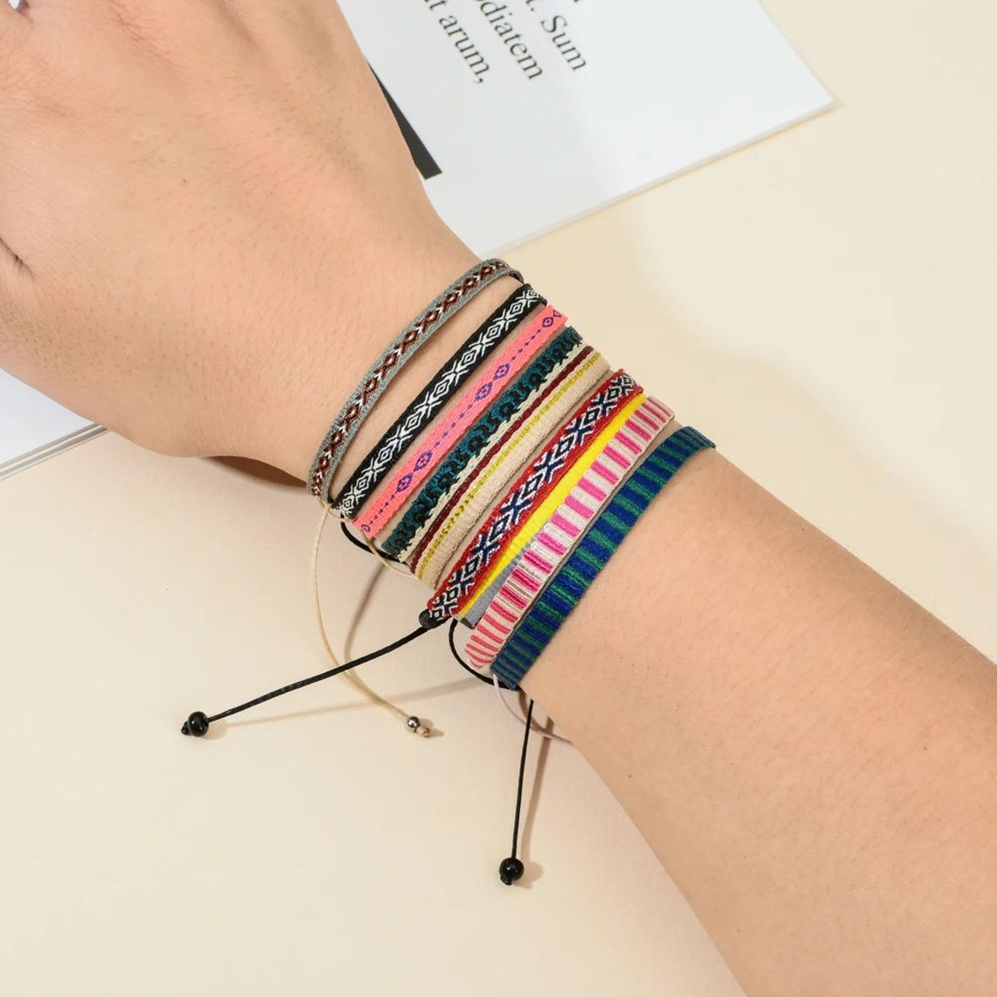 colombian handwoven boho friendship bracelet