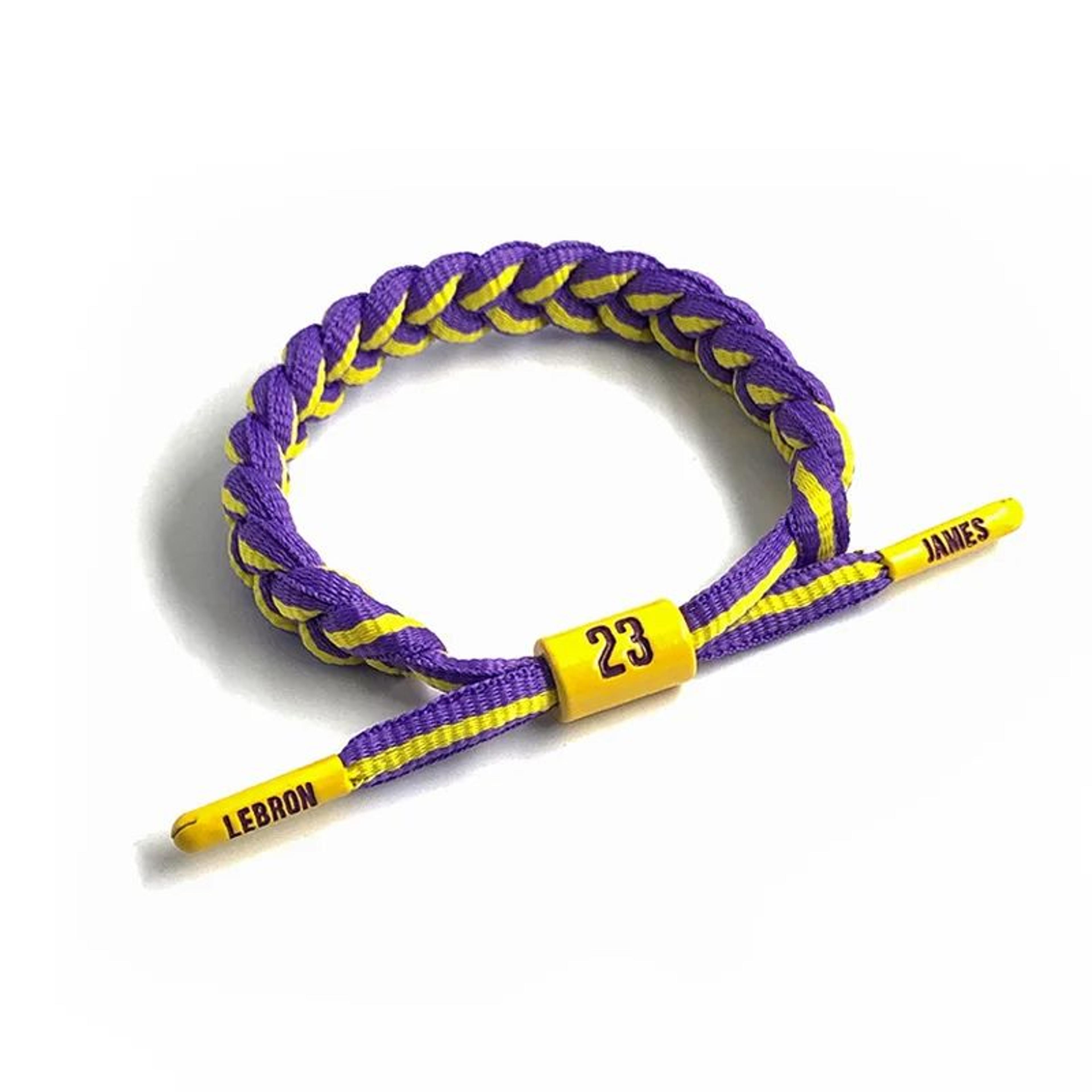 basketball star knitted sports bracelet
