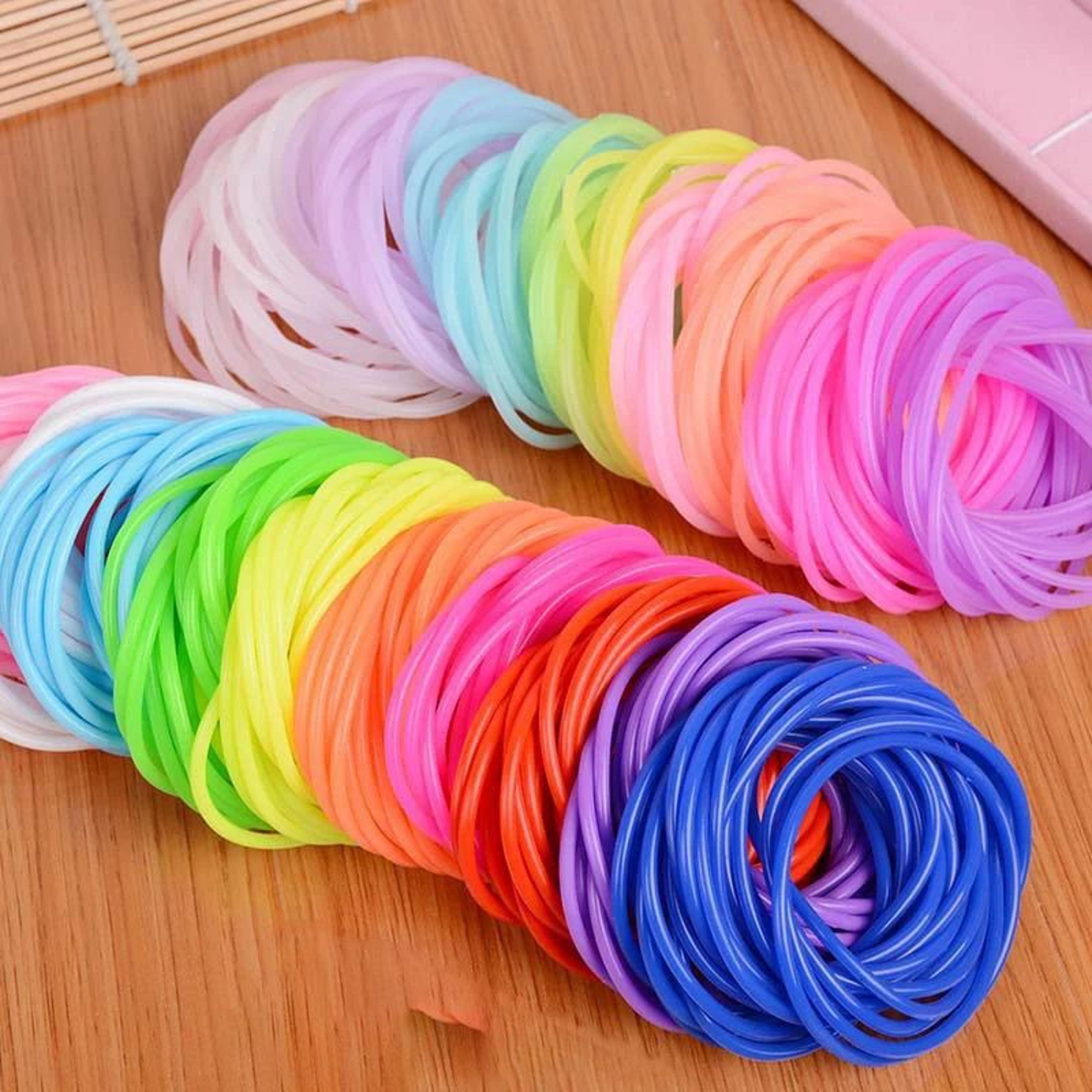 colorful luminous silicone wristband set