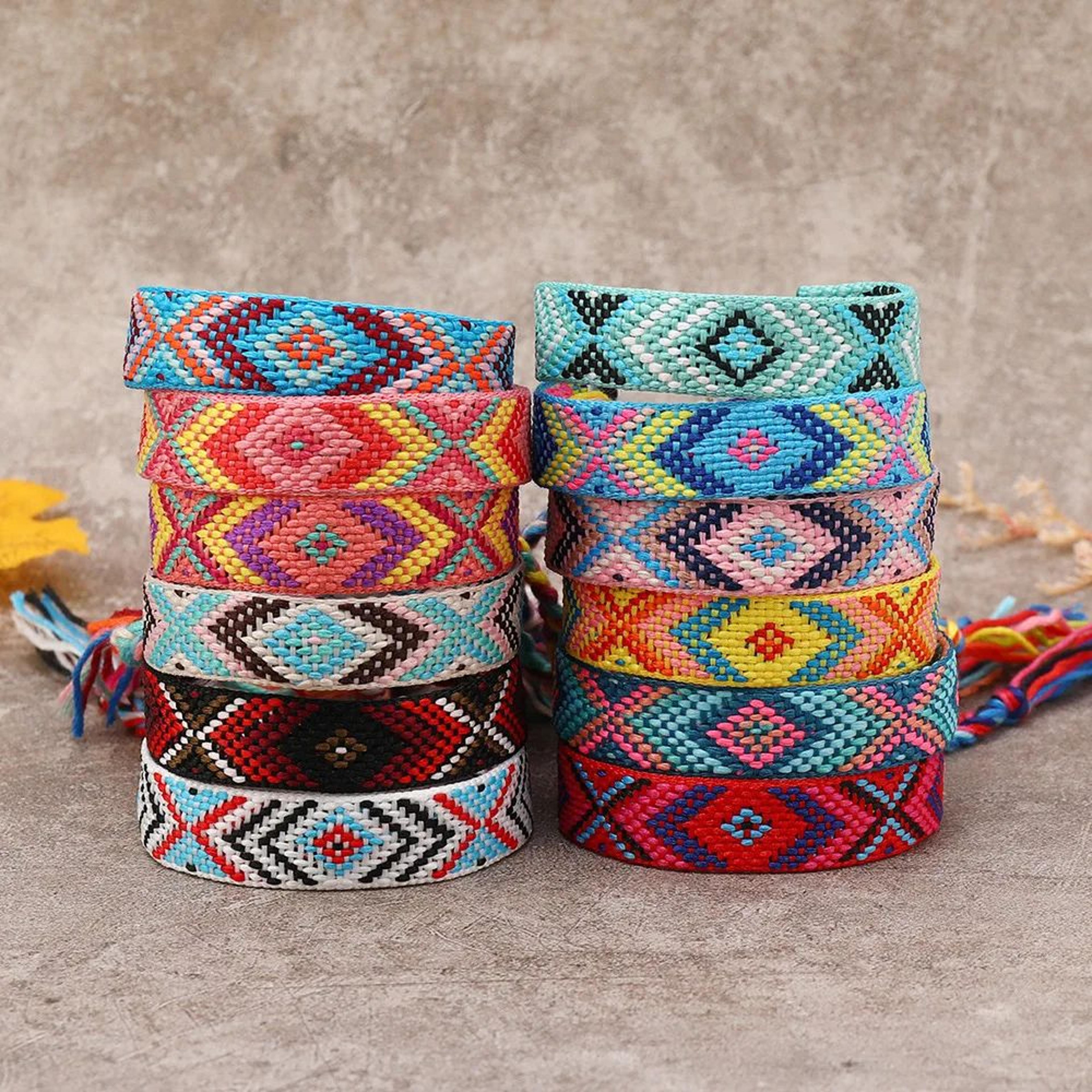 nepalese fringe woven friendship bracelet