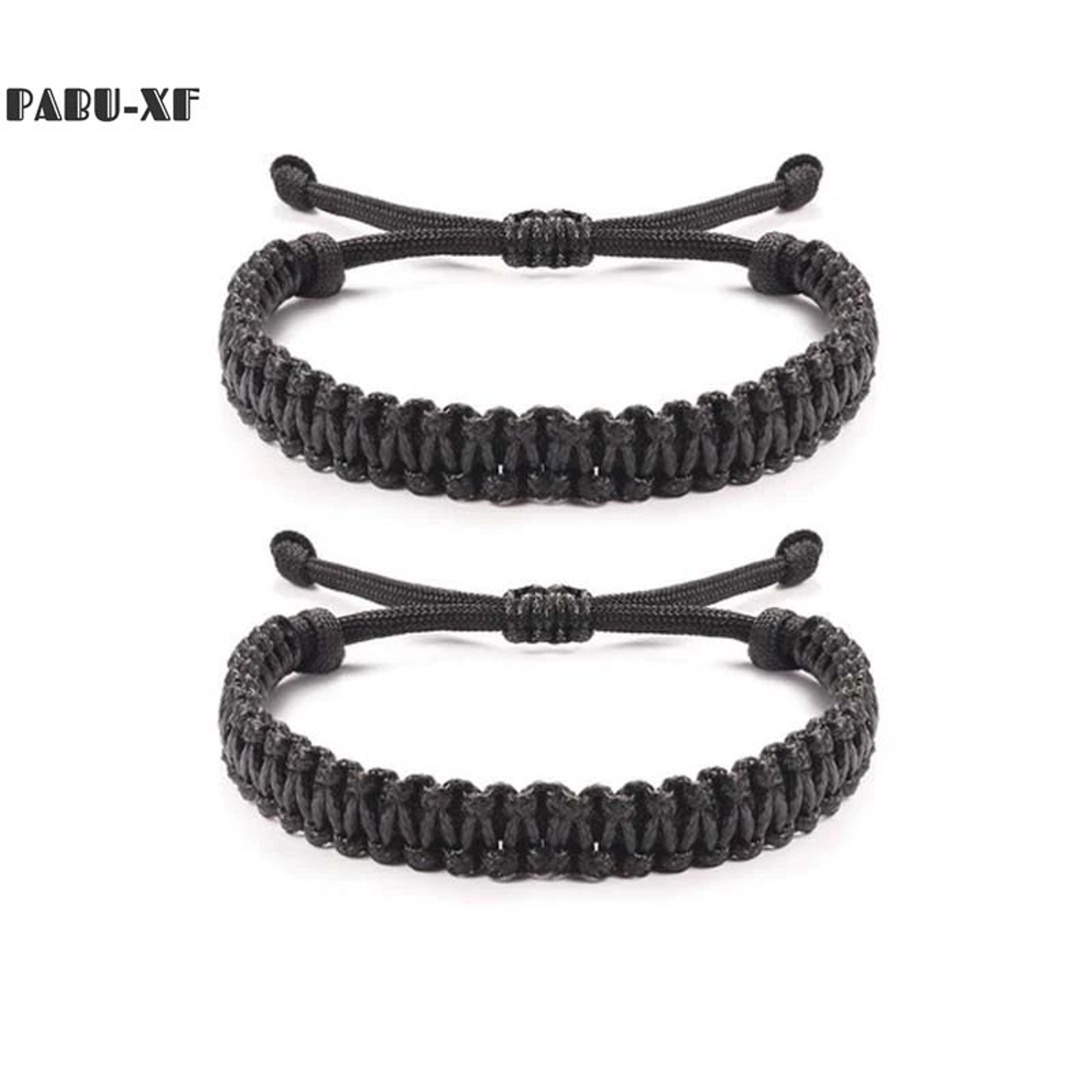 braided friendship paracord rope bracelet