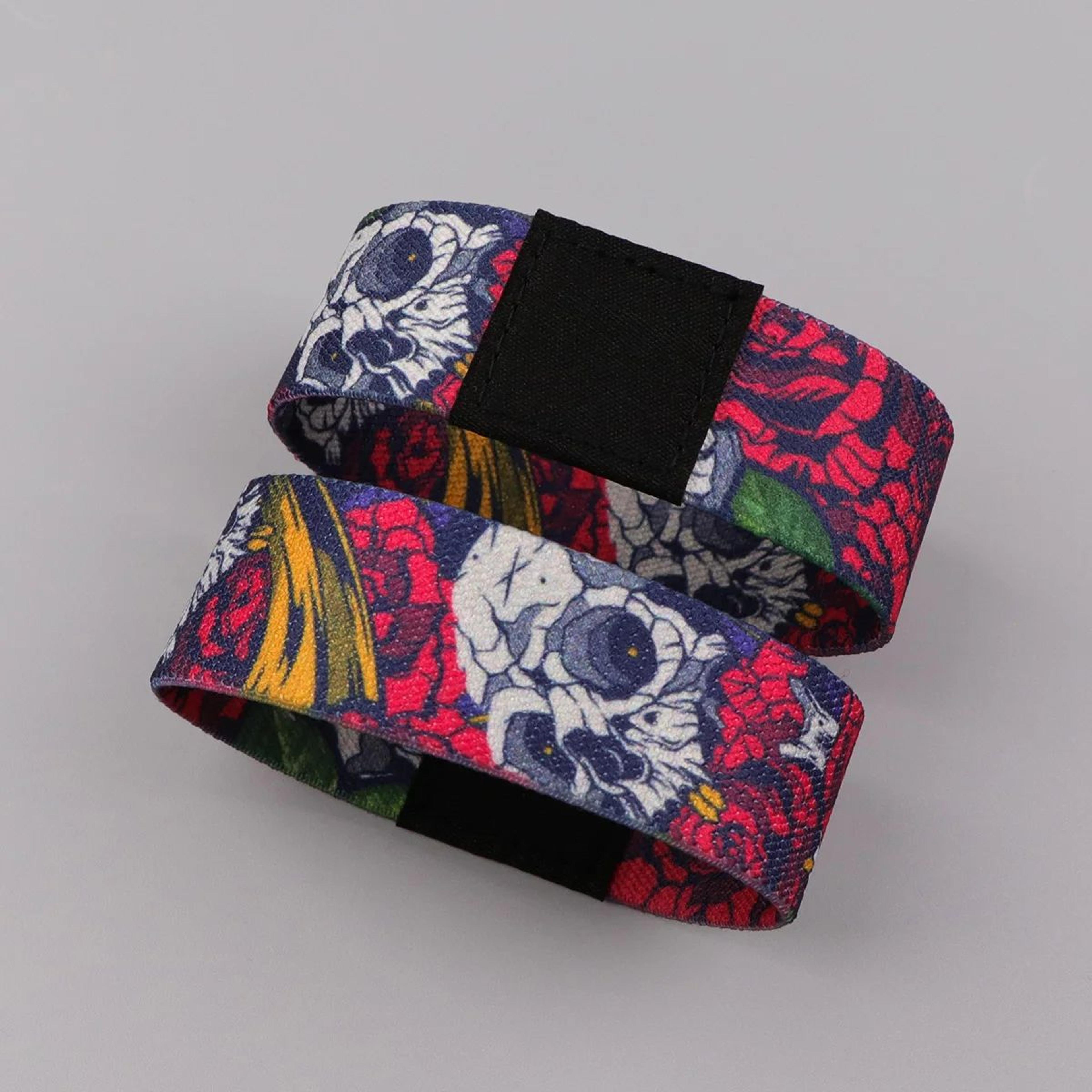 skeleton flower elastic wristband bracelet
