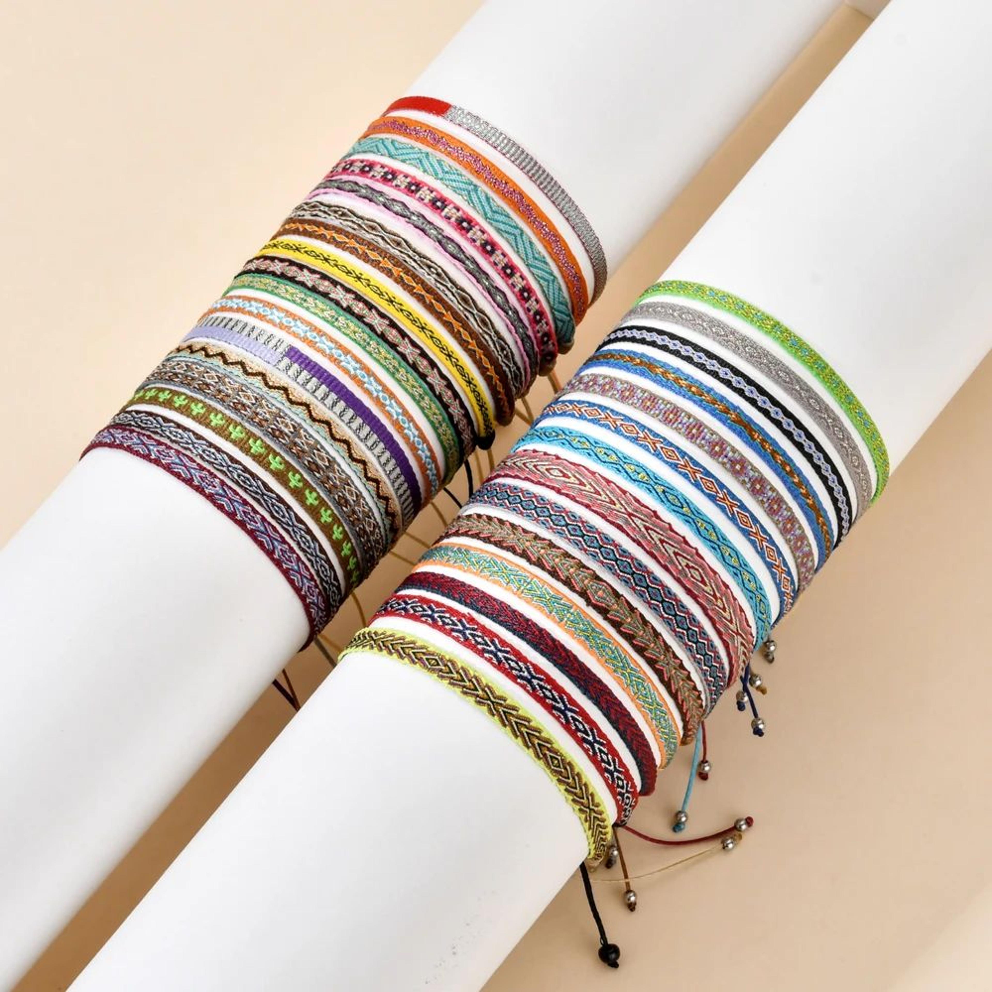 boho wayuu woven rope bracelet