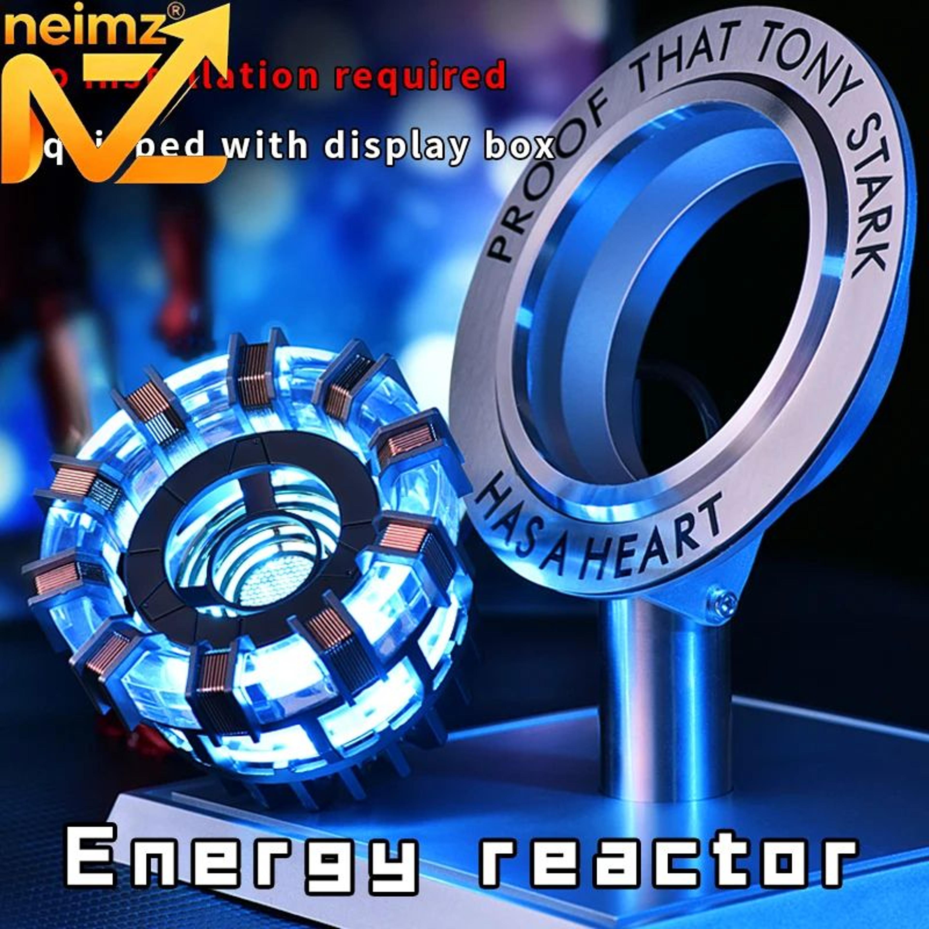tony stark arc reactor led chest lamp