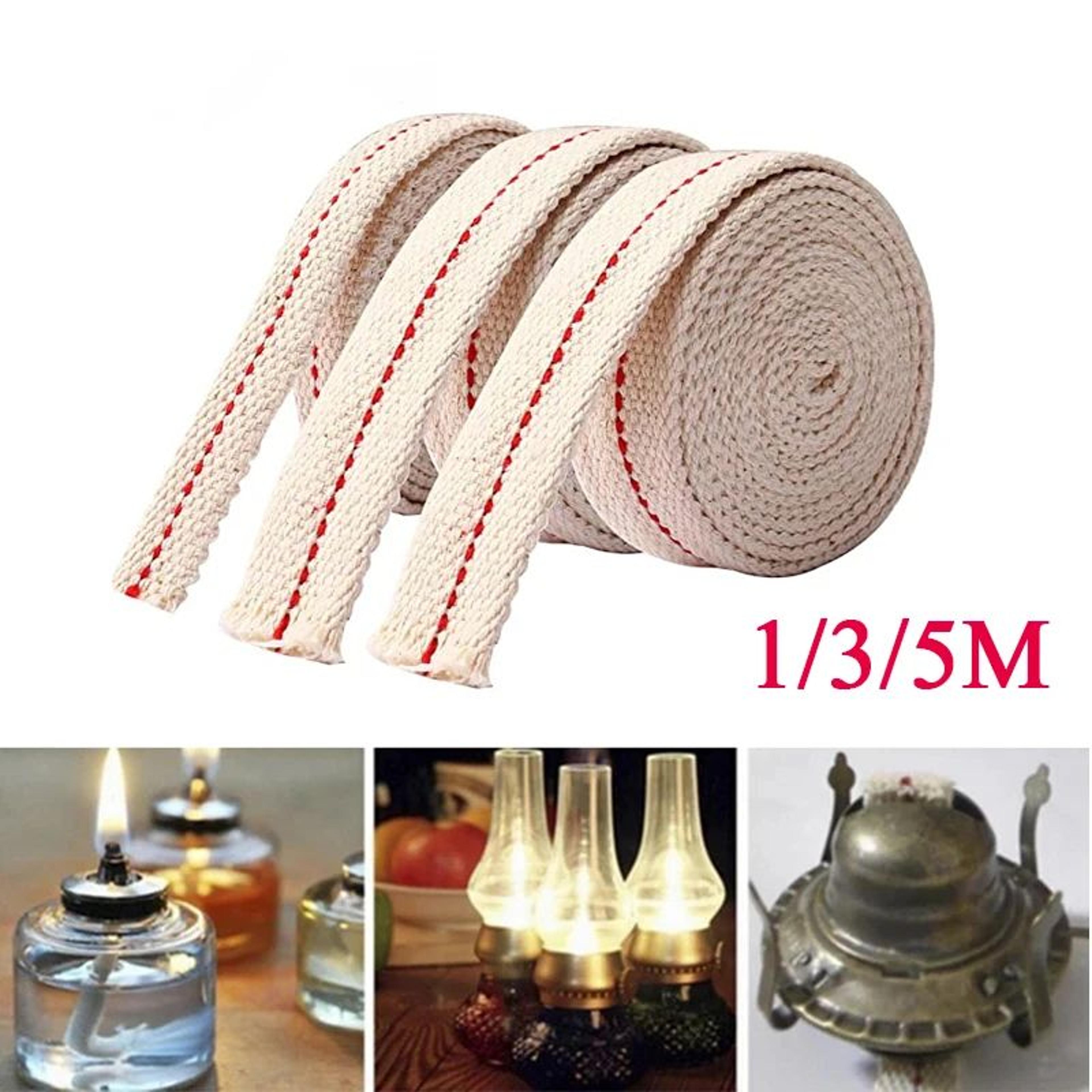 braided flat cotton oil lamp wick