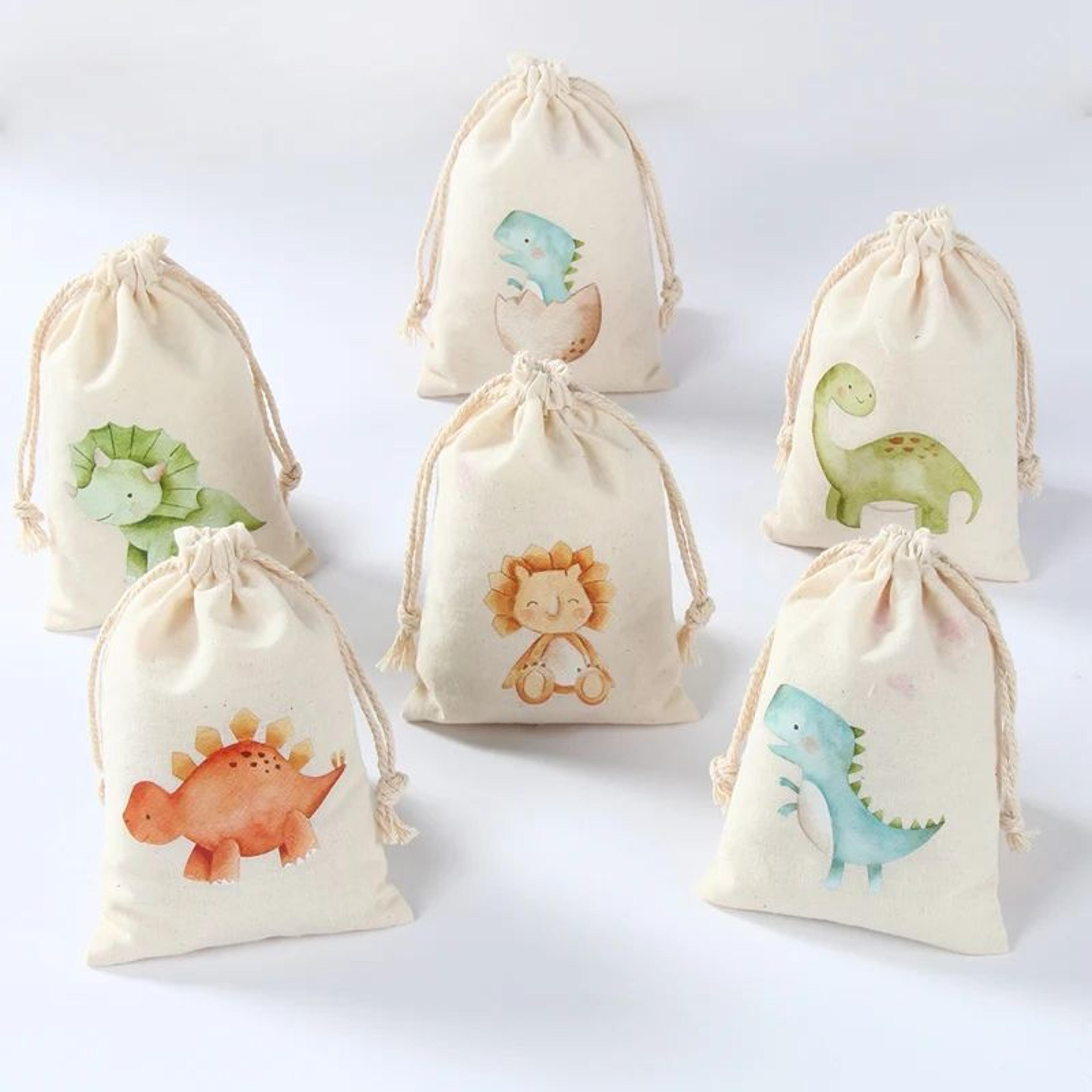 6 piece animal dinosaur unicorn party gift bags