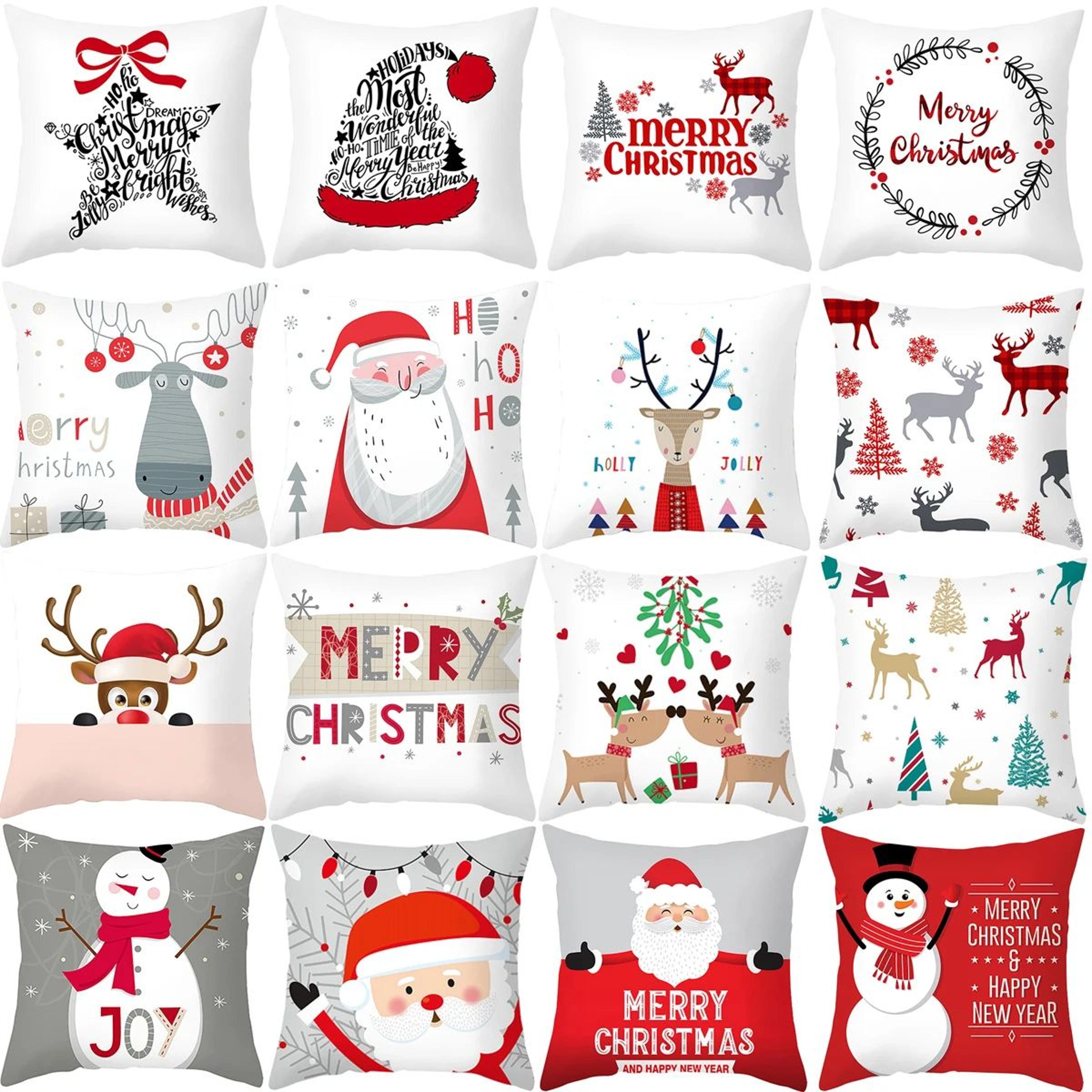 festive christmas decorative cushion cover