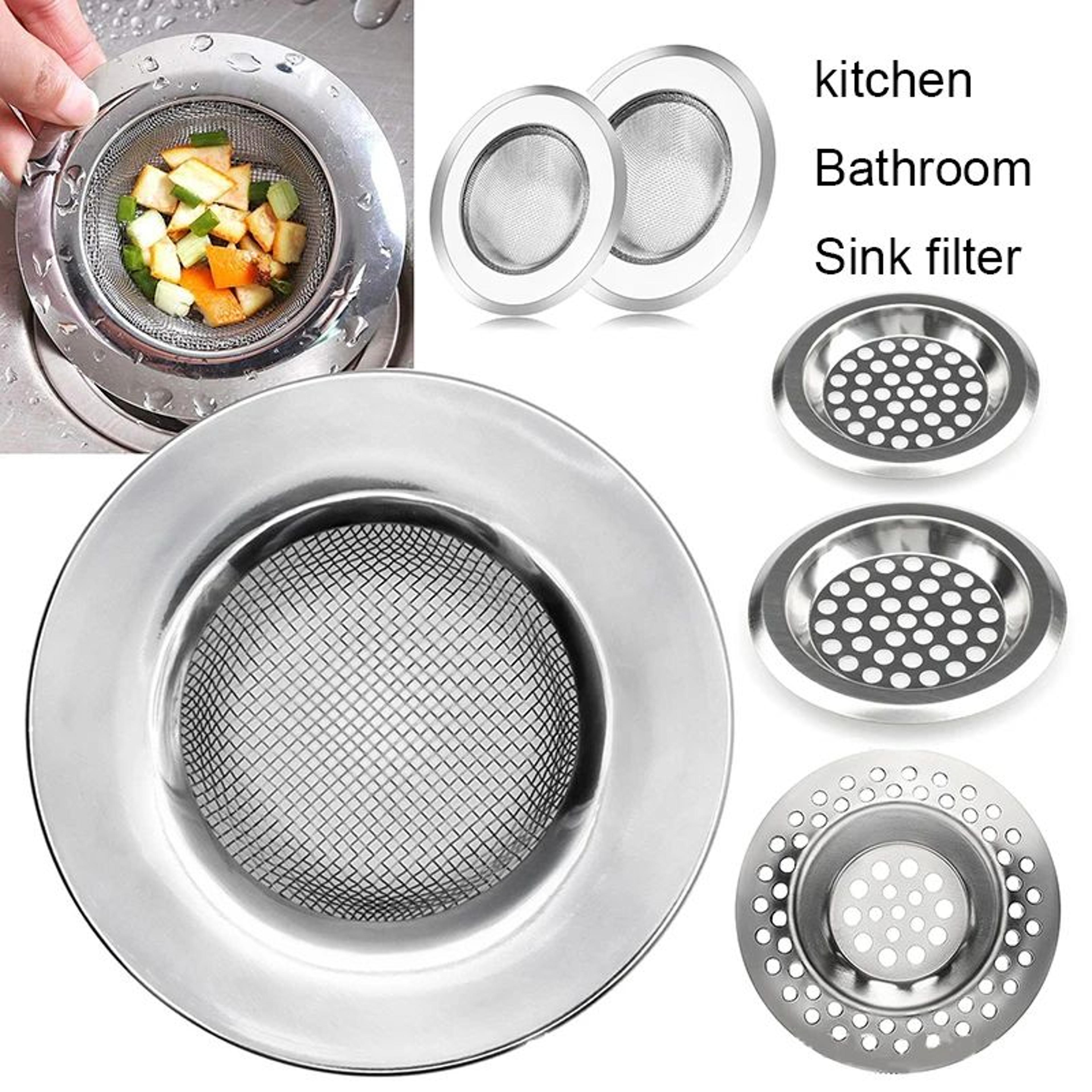 stainless steel mesh sink drain strainer