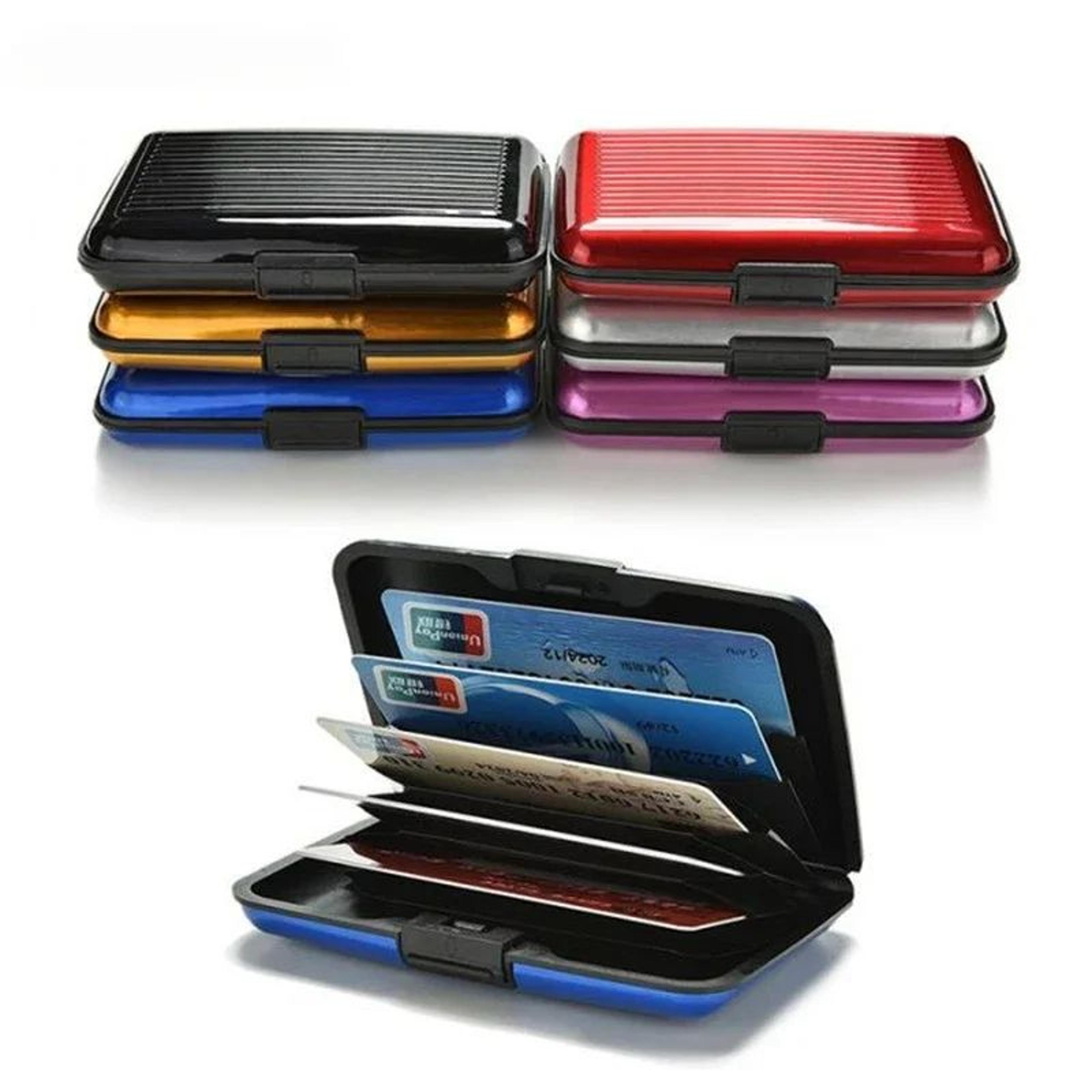 aluminum rfid blocking card holder wallet