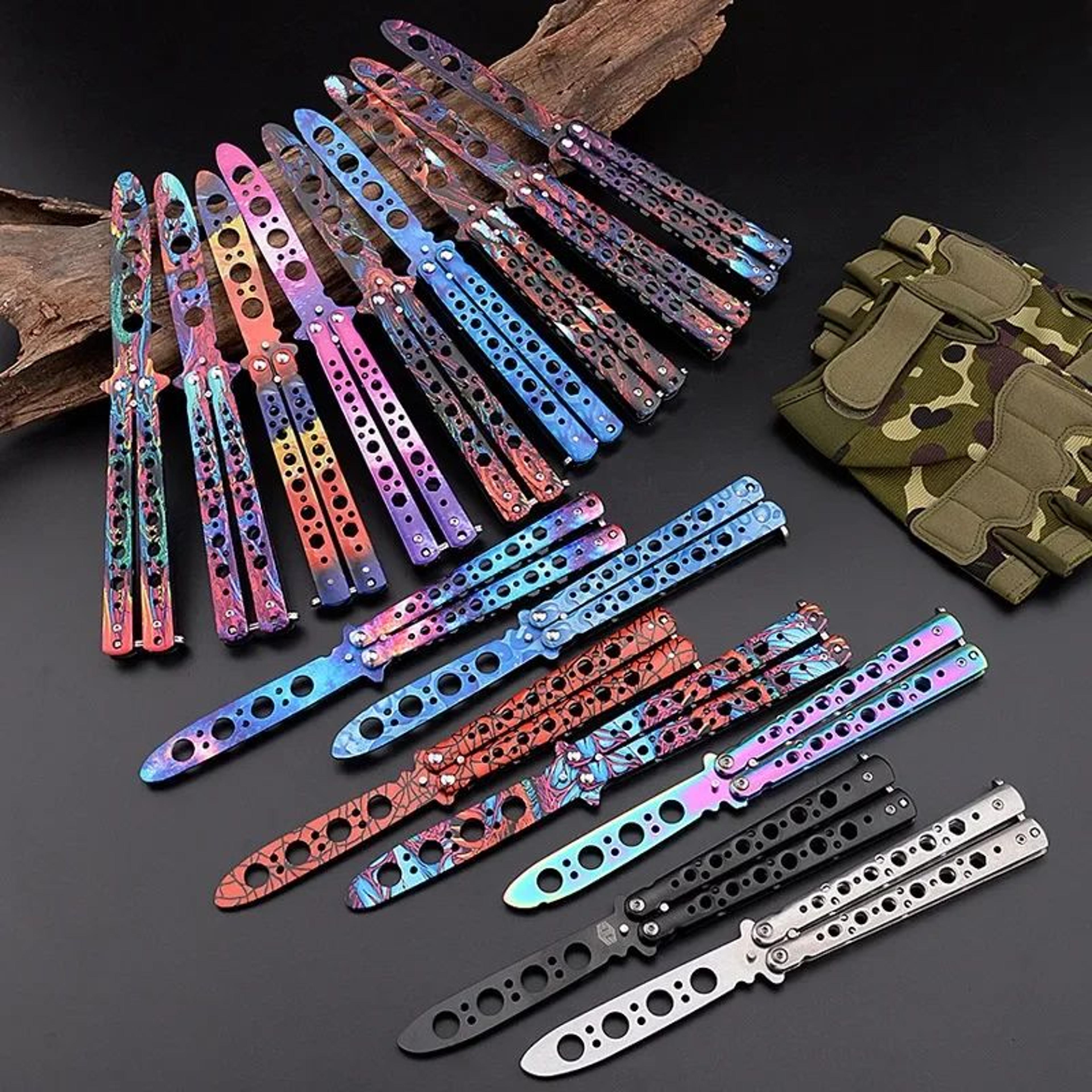 beginner butterfly knife practice trainer