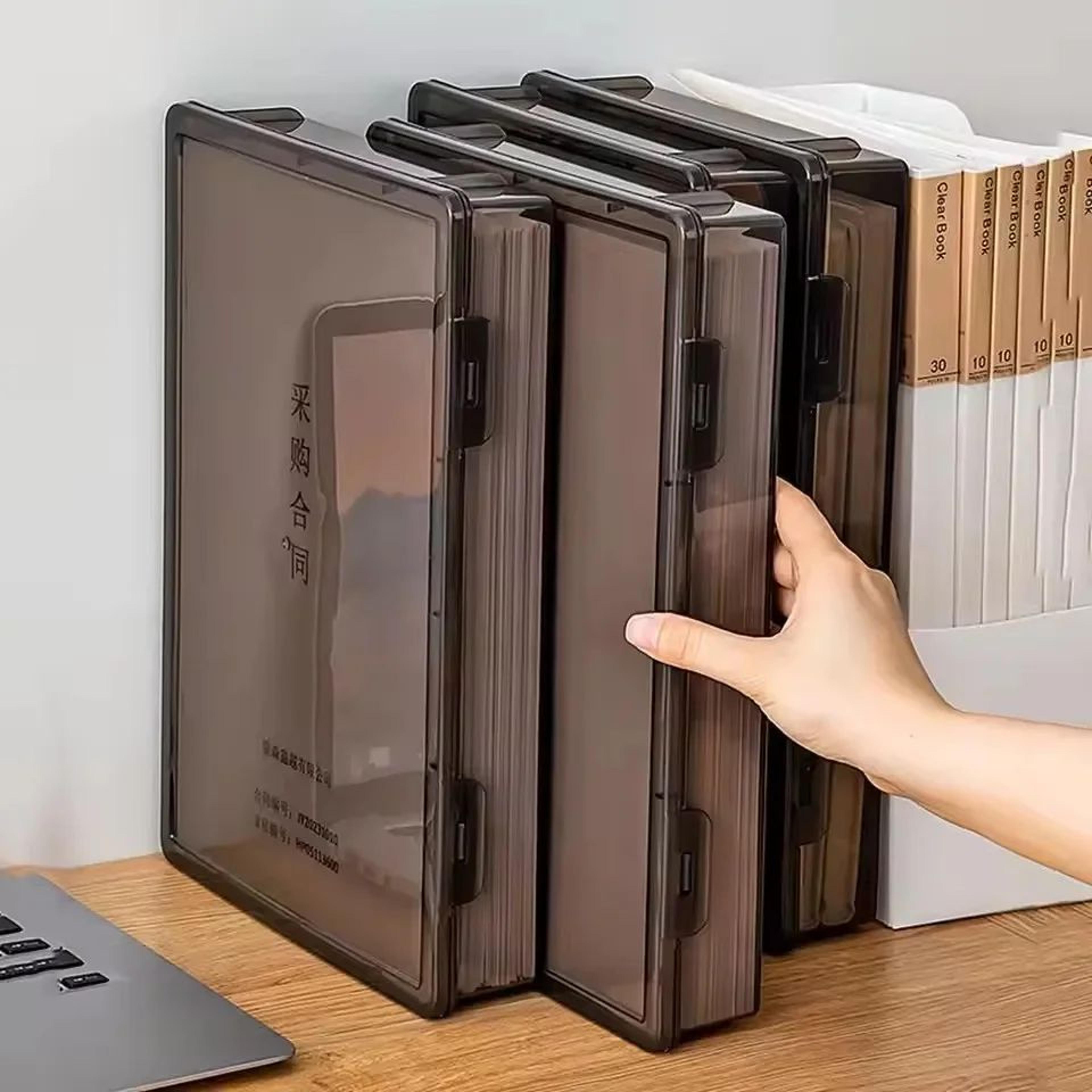 a4 dustproof document storage organizer box