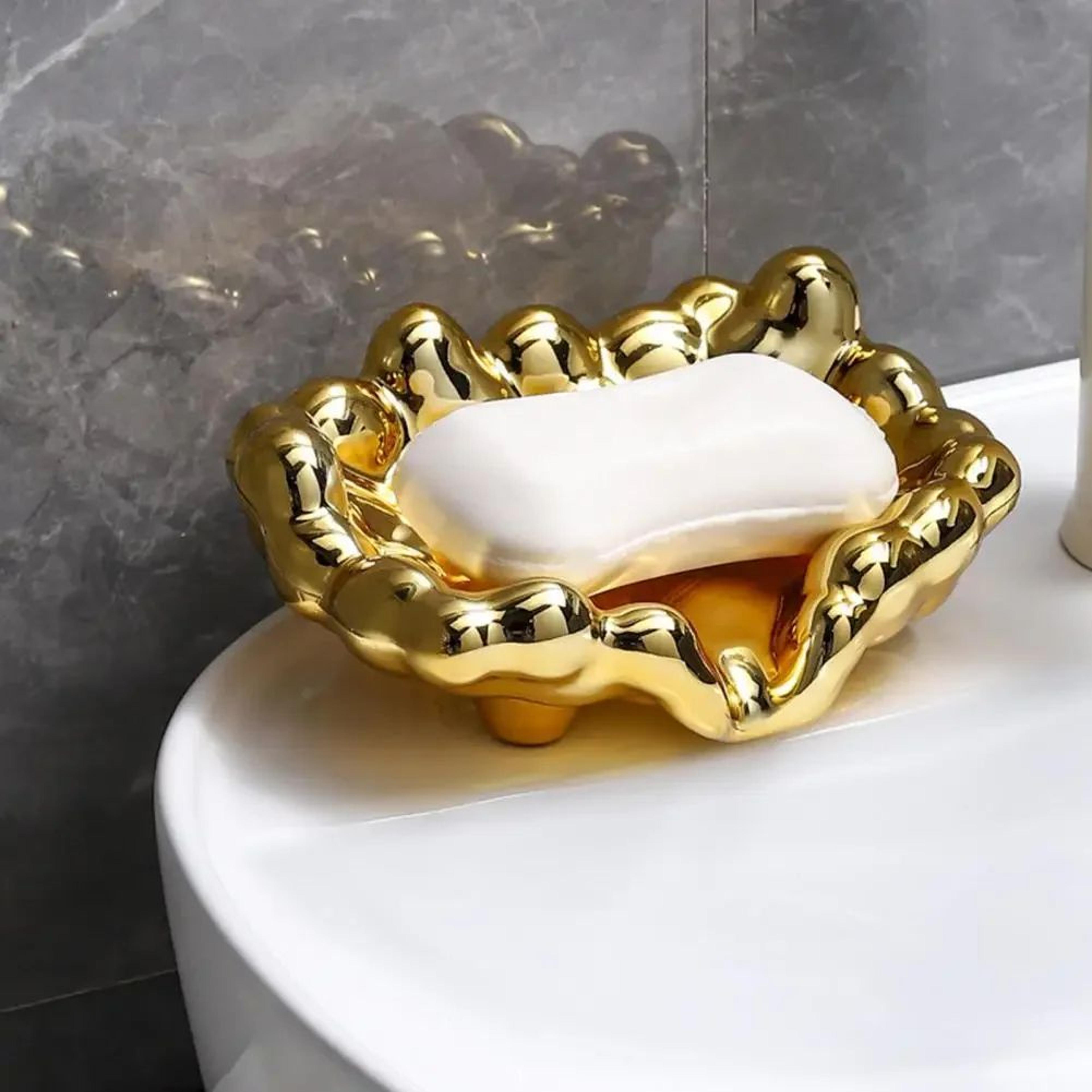 quick drain modern soap dish