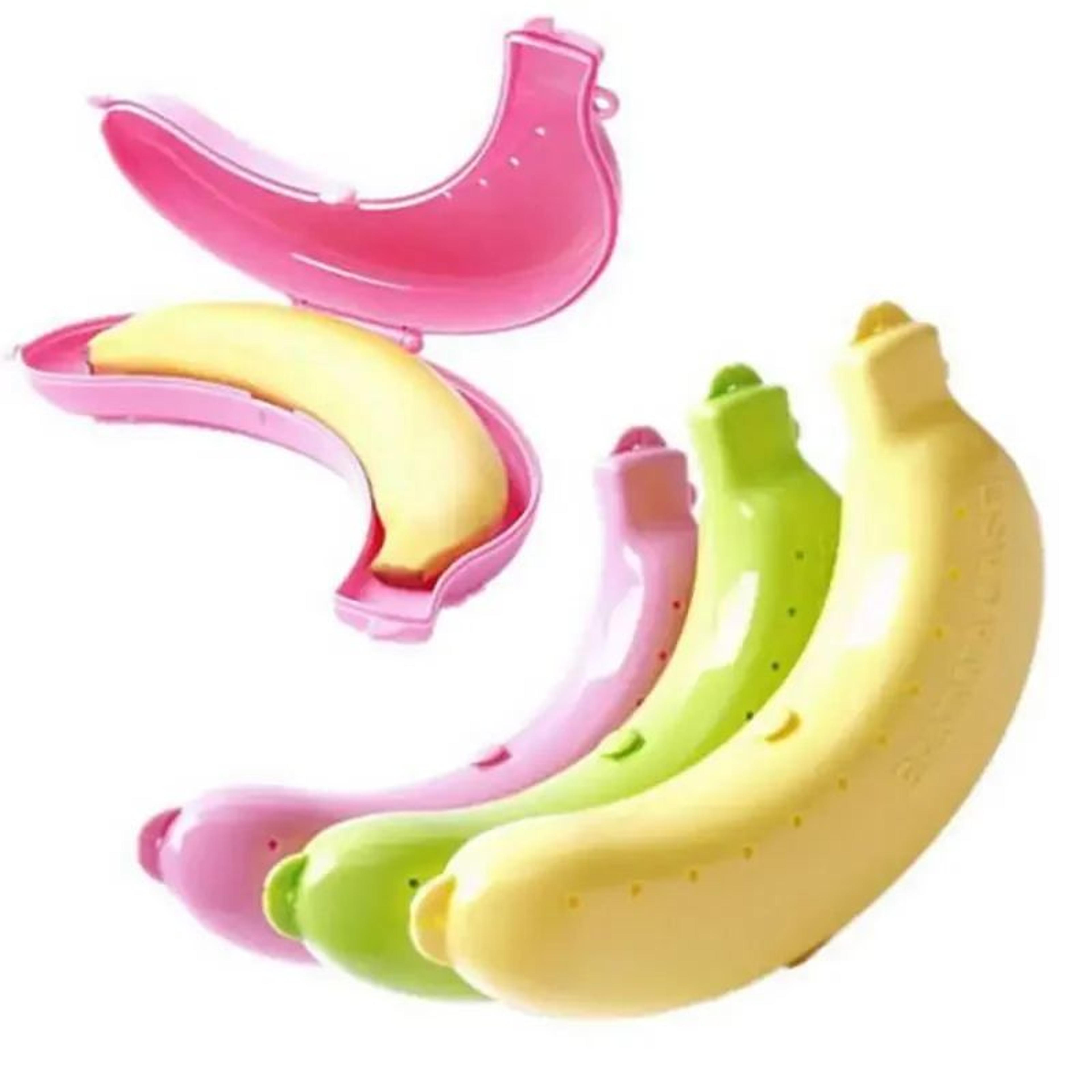 cute portable banana storage case for travel and lunch