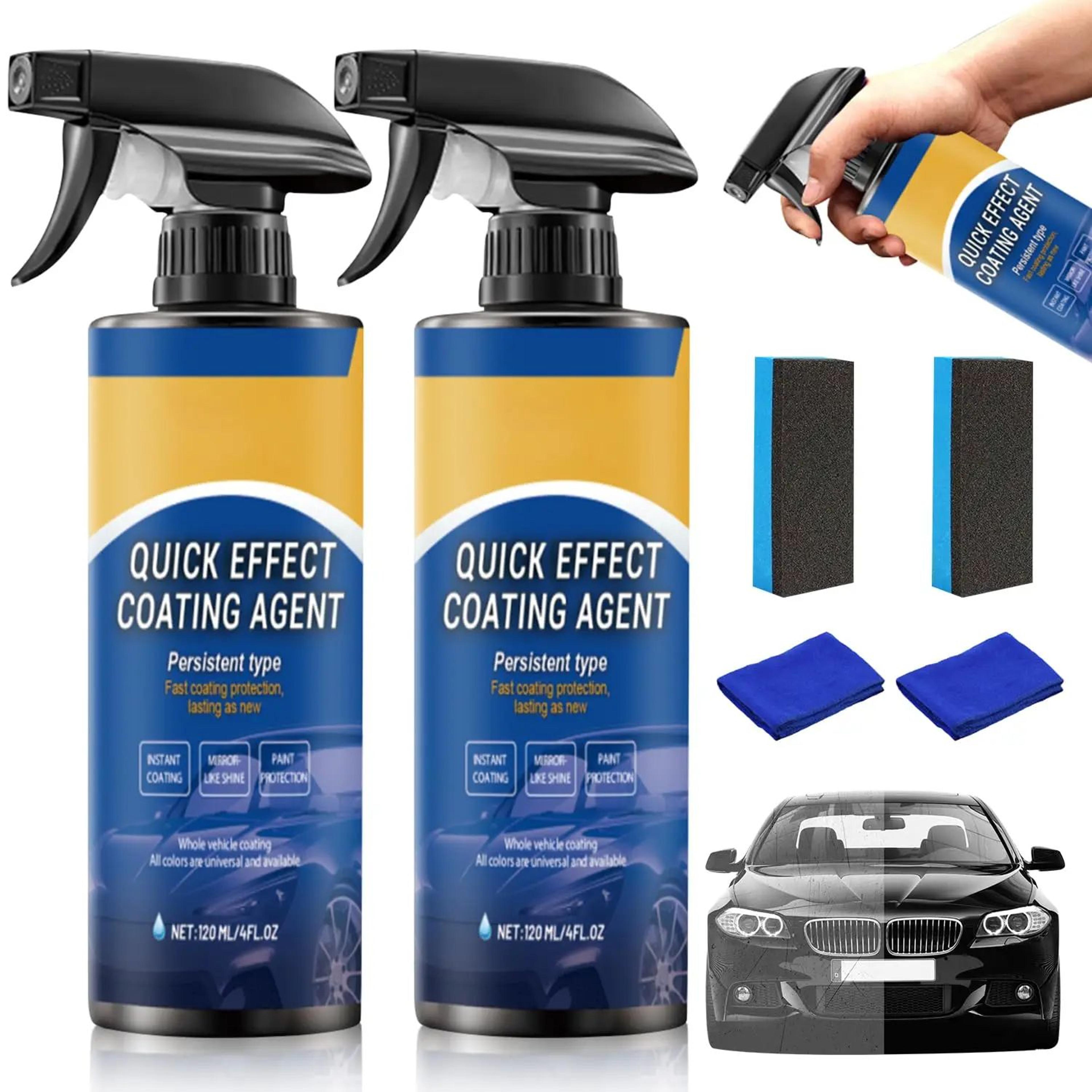 quick effect car wax coating and polish spray