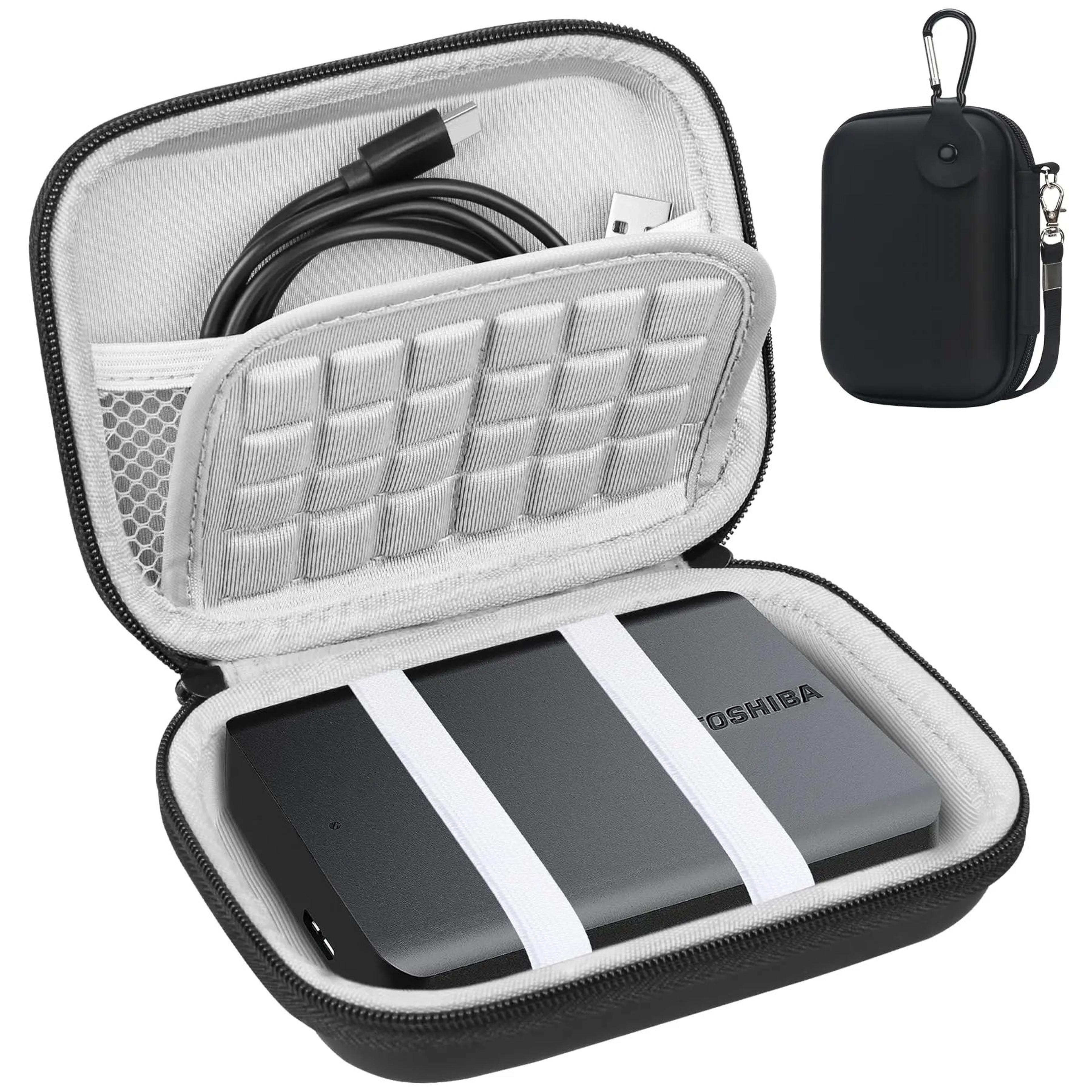 toshiba canvio portable hard drive protective carrying case