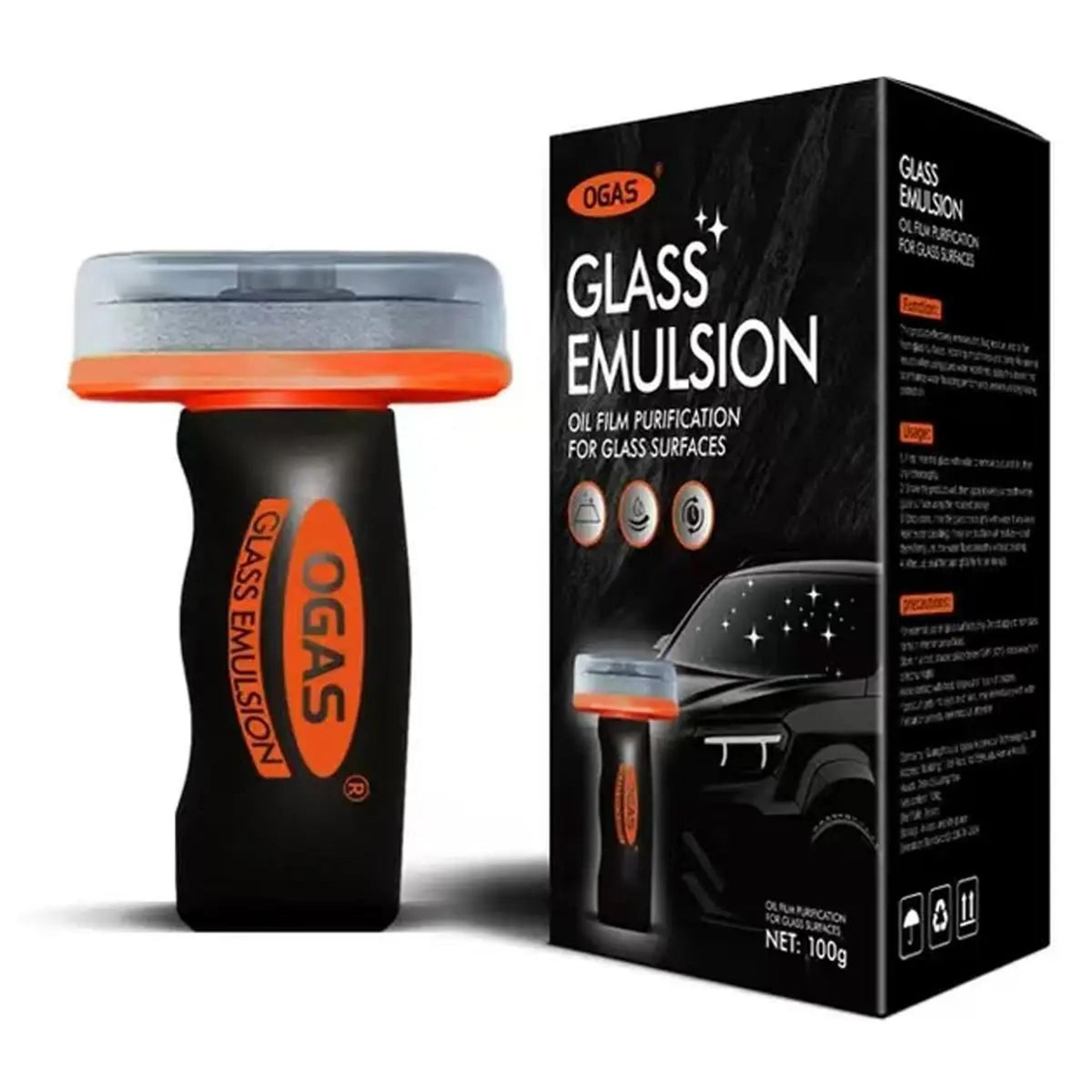 100ml car glass oil film remover with roll on applicator