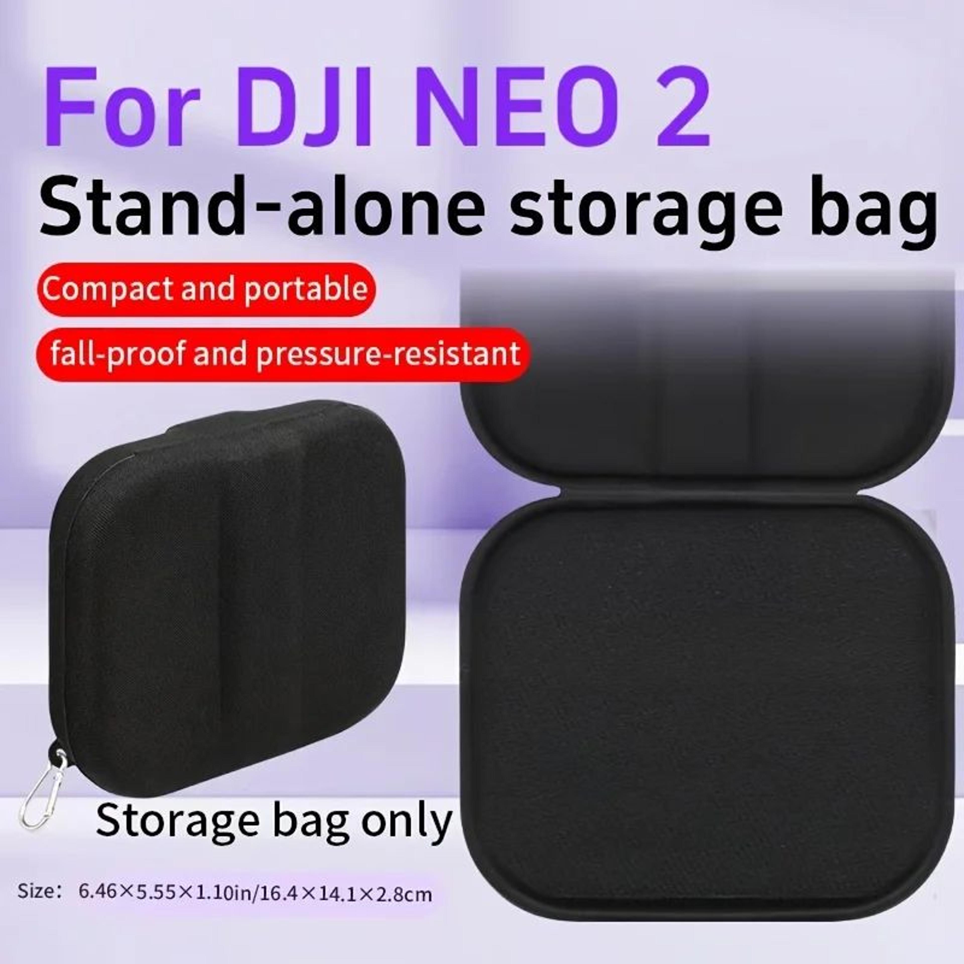 dji neo 2 drone compact eva hard shell travel case