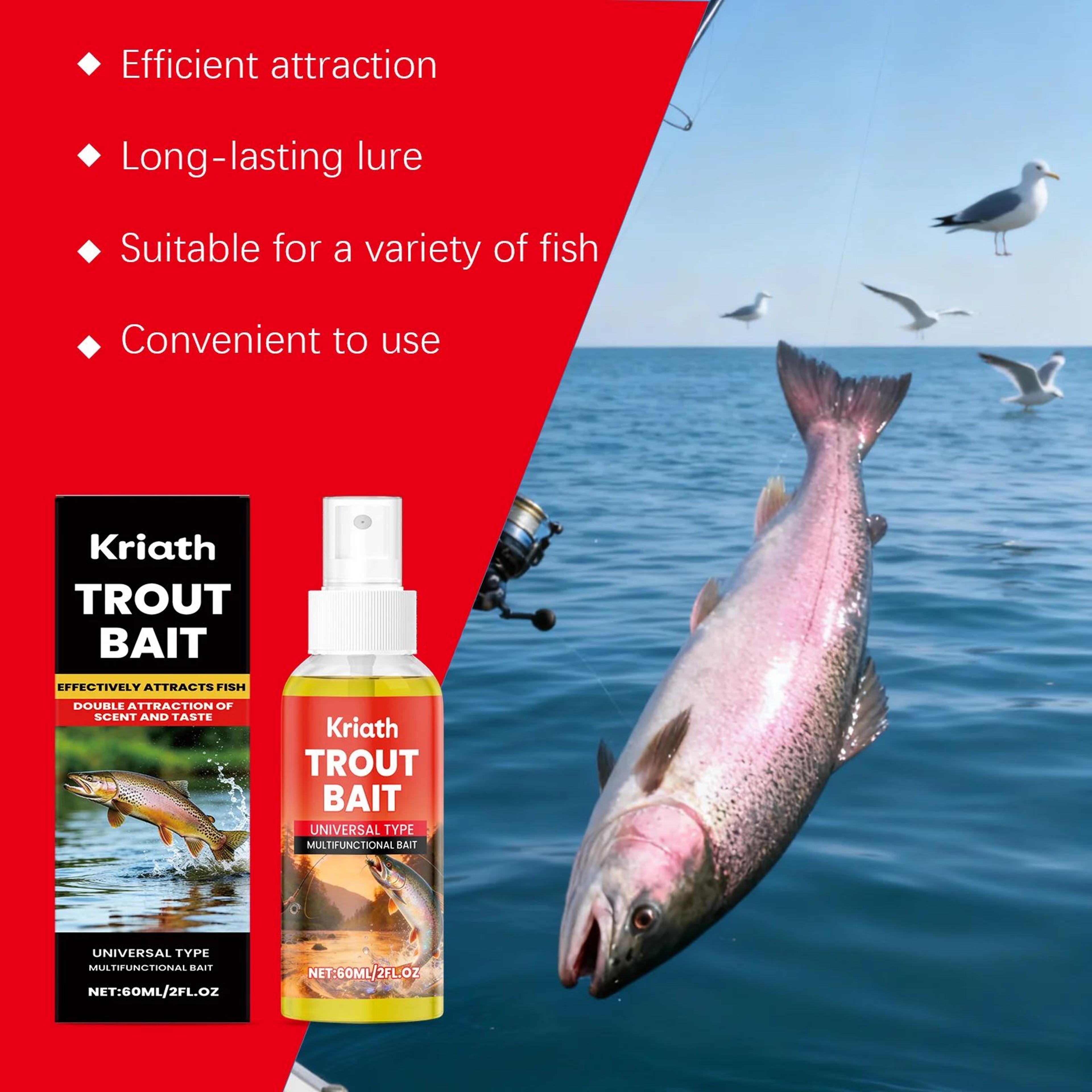 60ml fish attractant bait spray for freshwater fishing