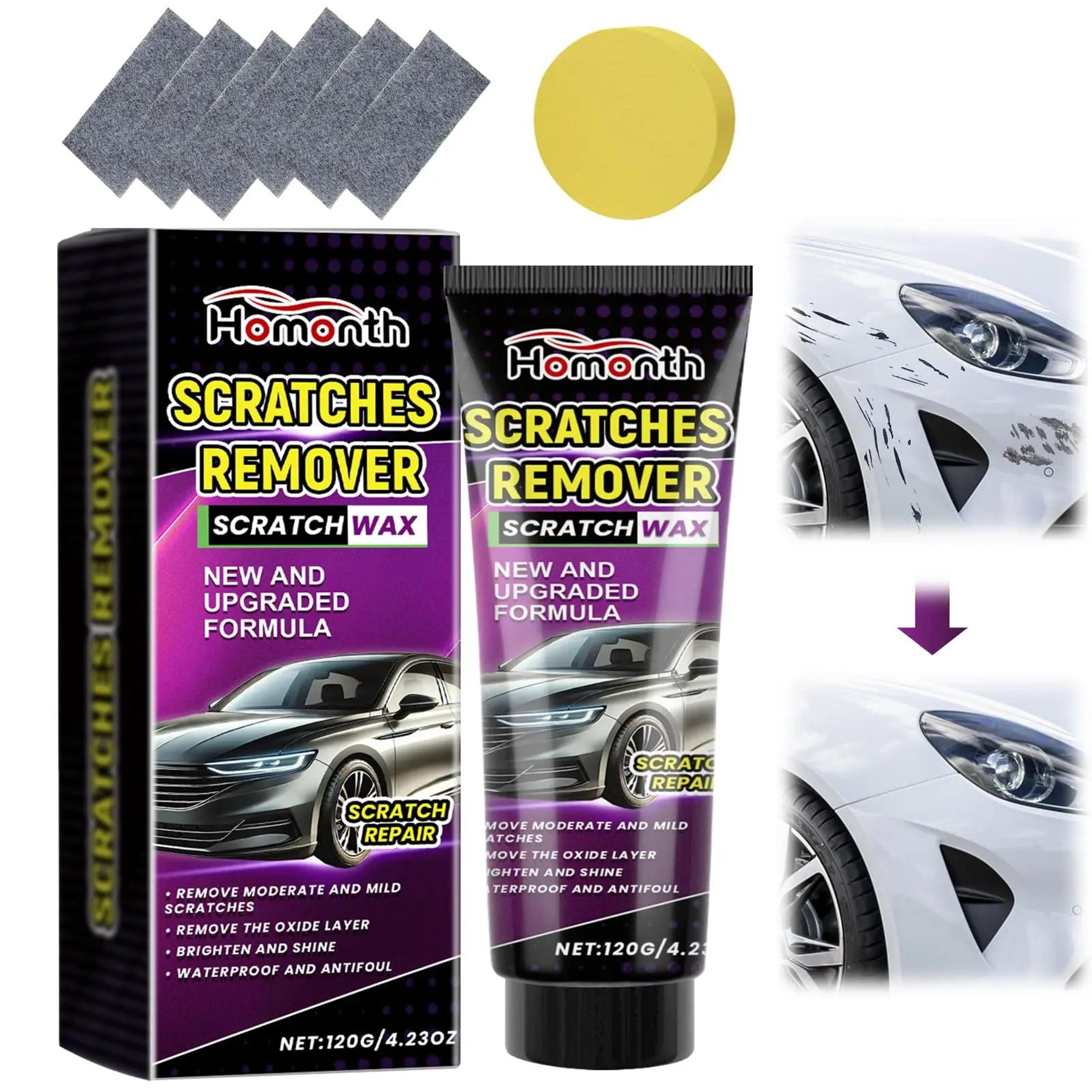 nano sparkle car scratch remover cloth and repair paste set