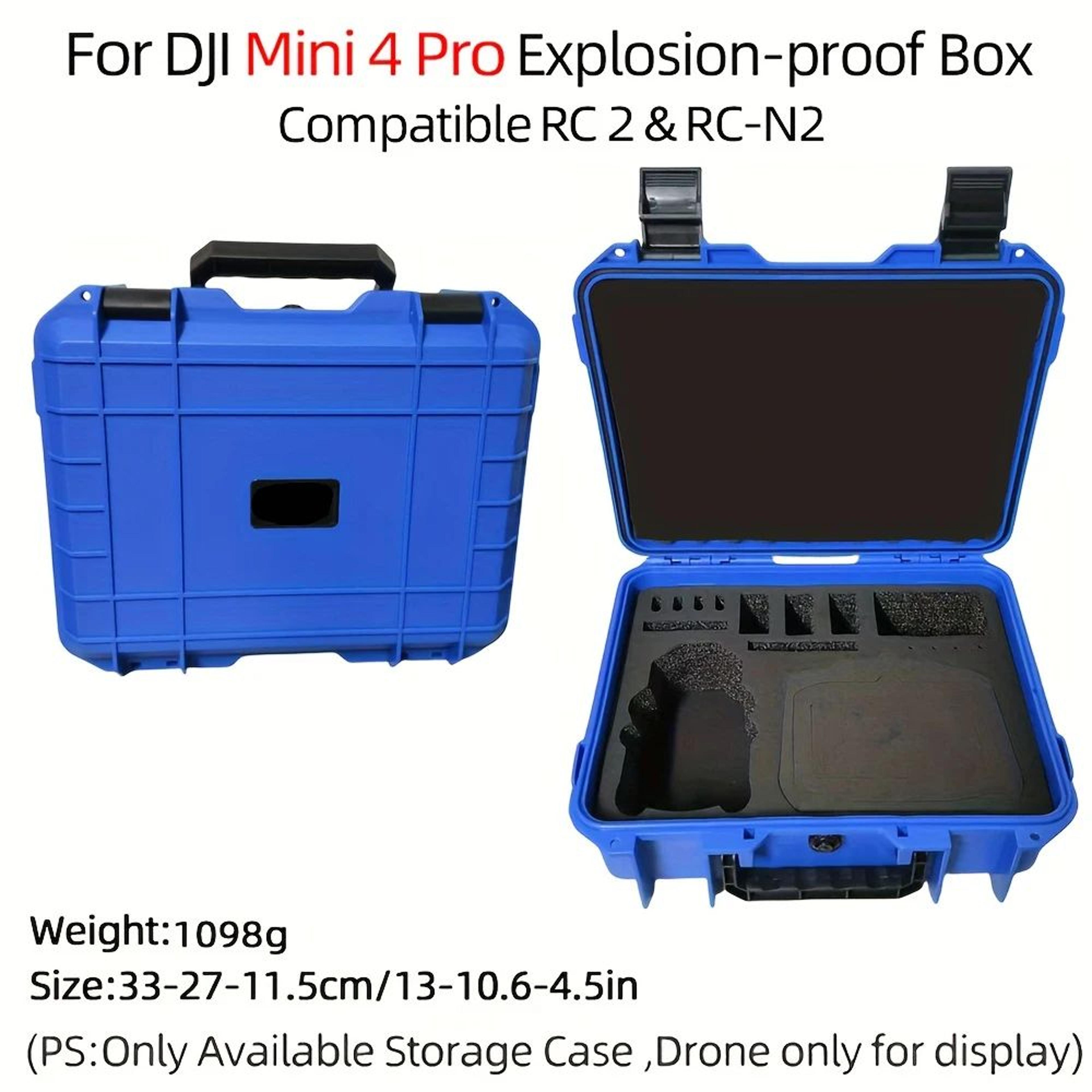 waterproof hard travel case for dji mini 4 pro and mini 3 pro