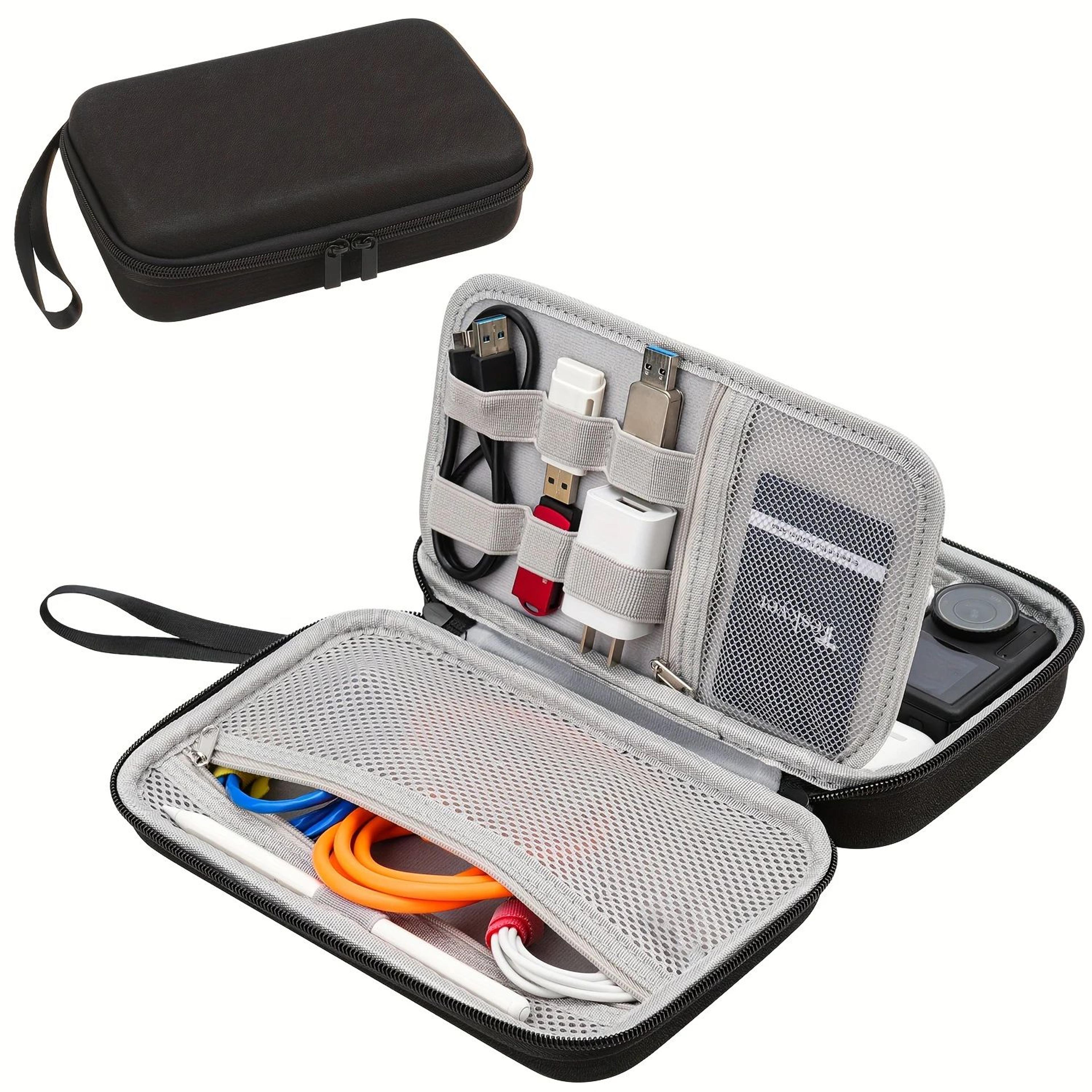hard shell electronic accessories travel organizer case