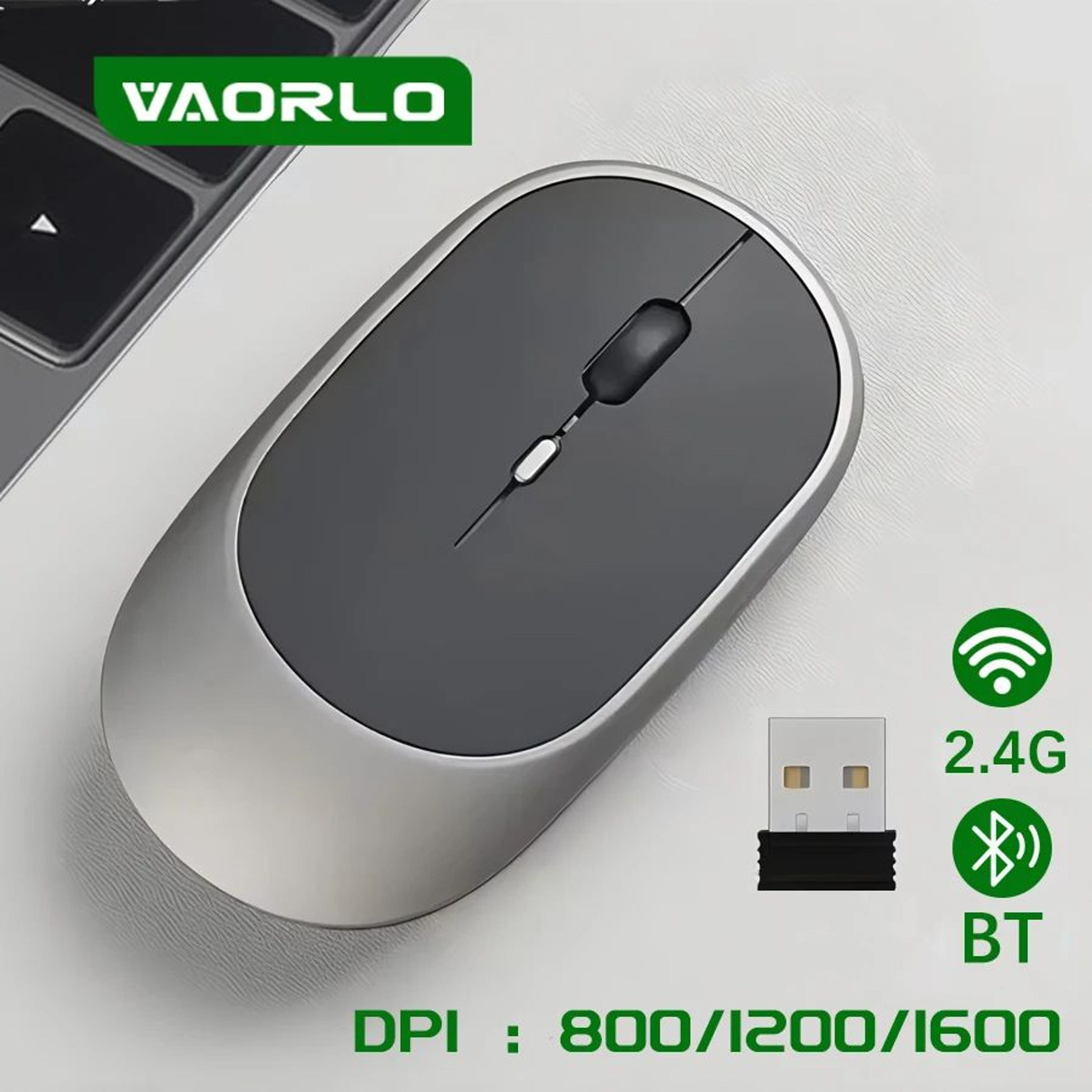rechargeable dual mode wireless bluetooth gaming mouse