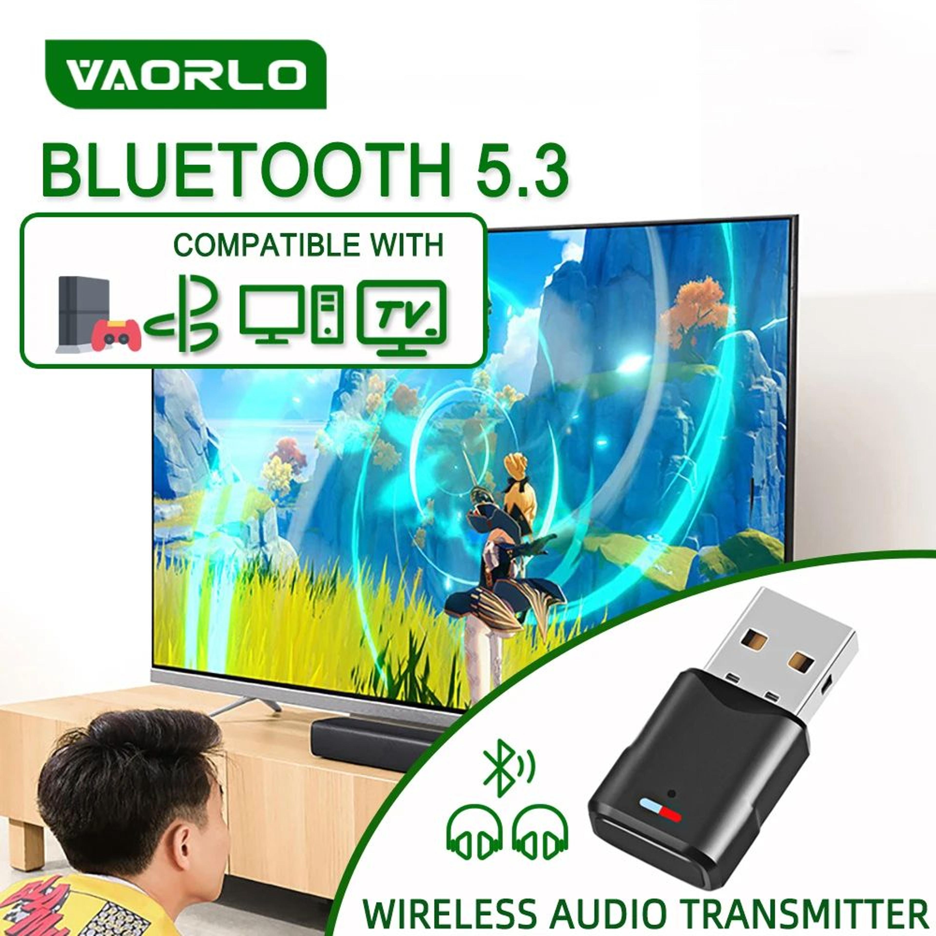 bluetooth 5.3 wireless audio transmitter adapter
