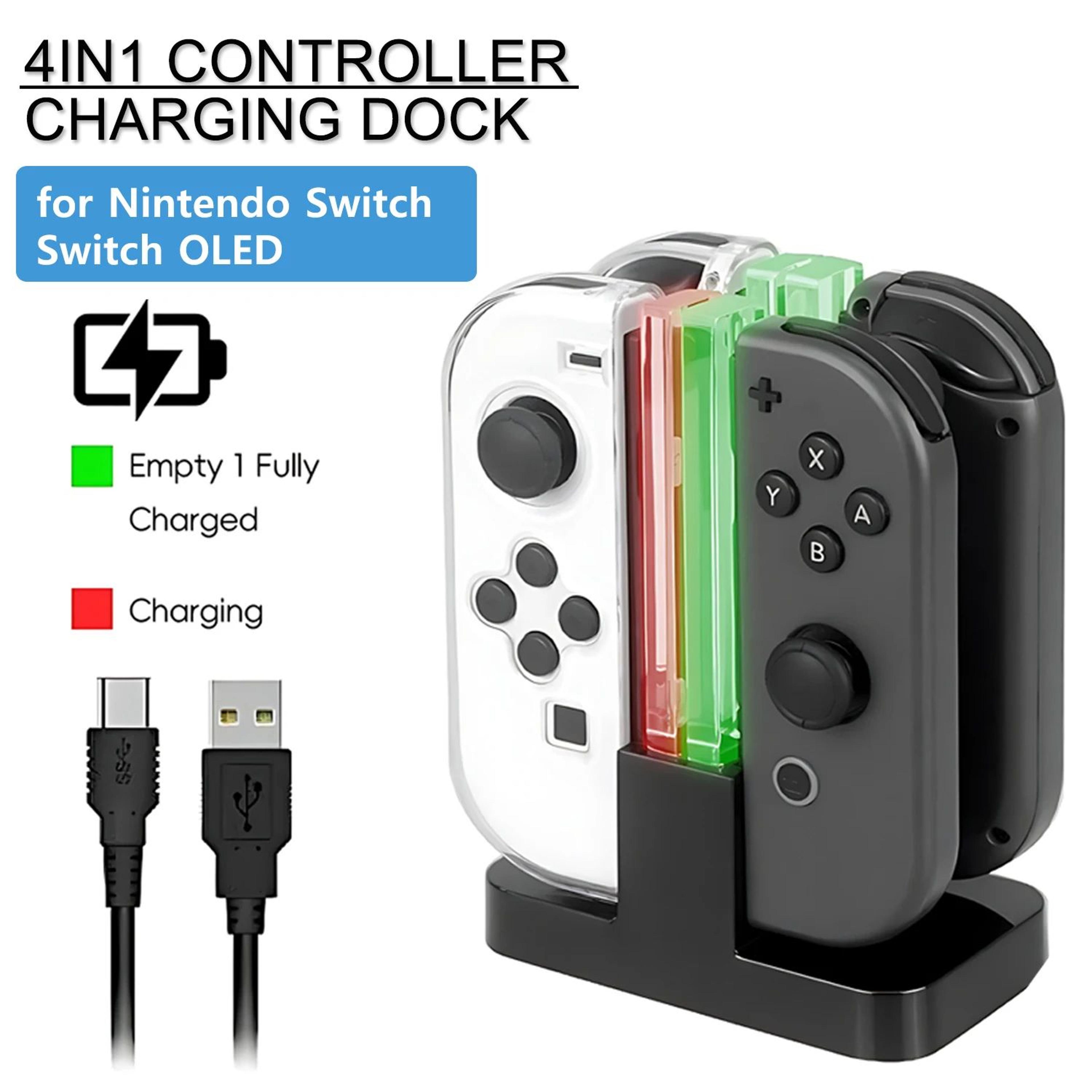 led charging dock for switch joycon controllers